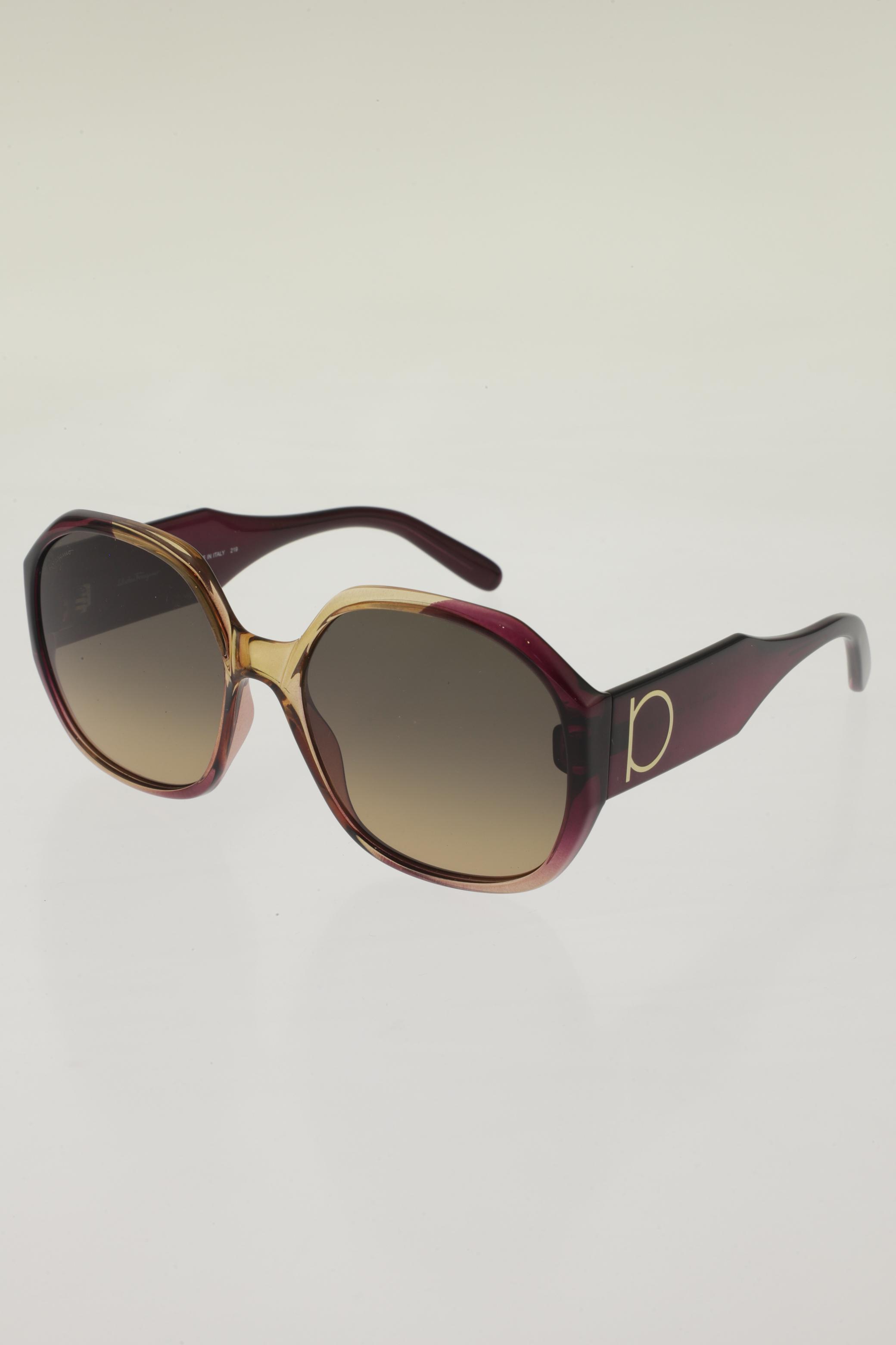 

Salvatore Ferragamo Damen Sonnenbrille, bordeaux, Gr.