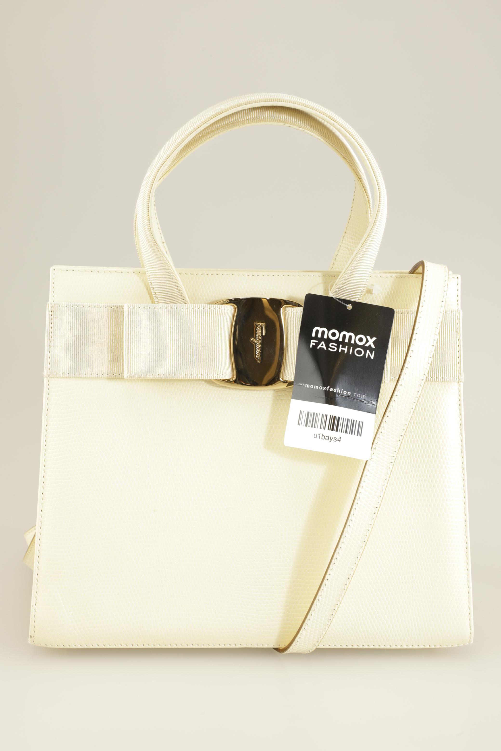 

Salvatore Ferragamo Damen Handtasche, cremeweiß, Gr.