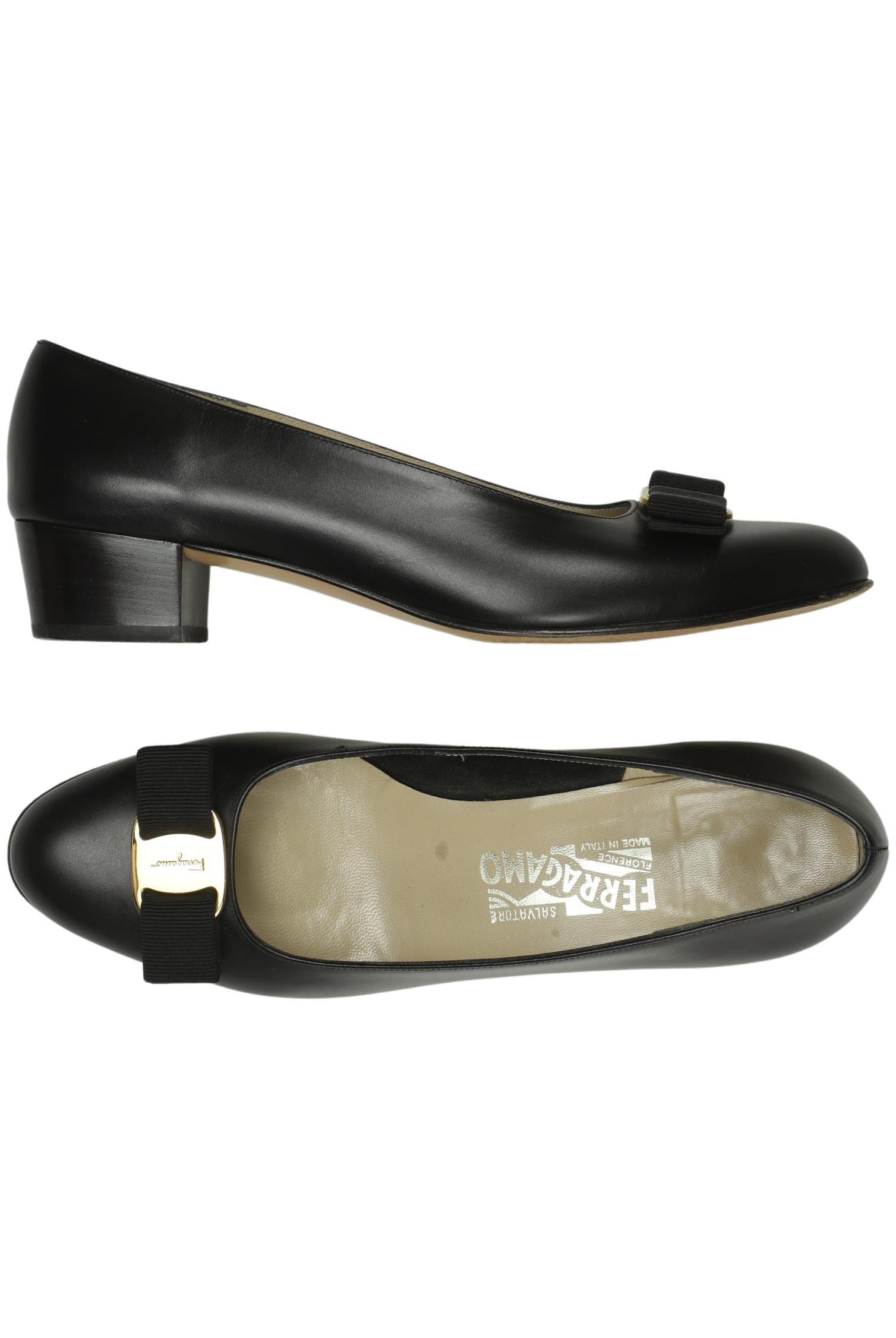 

Salvatore Ferragamo Damen Pumps, schwarz, Gr. 7.5