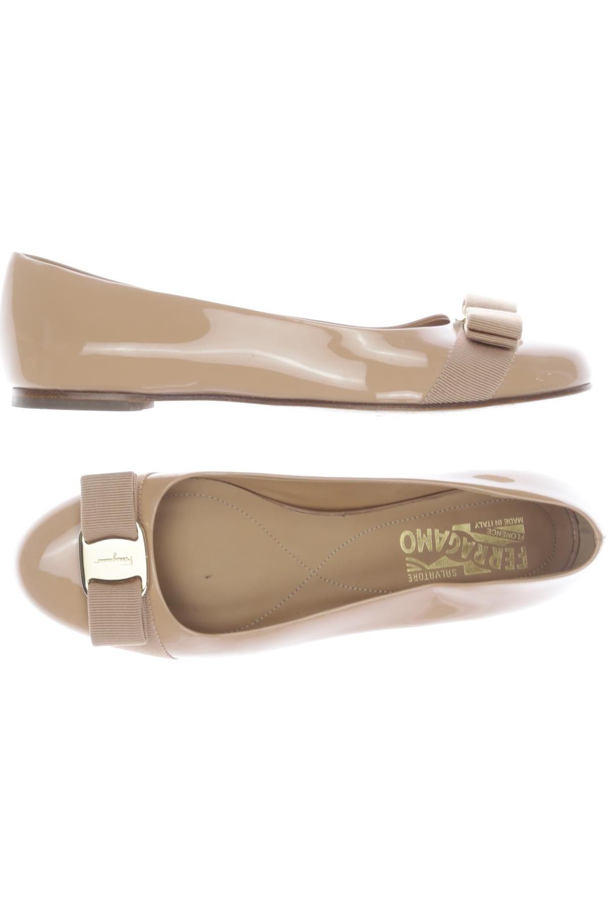 

Salvatore Ferragamo Damen Ballerinas, beige, Gr. 6