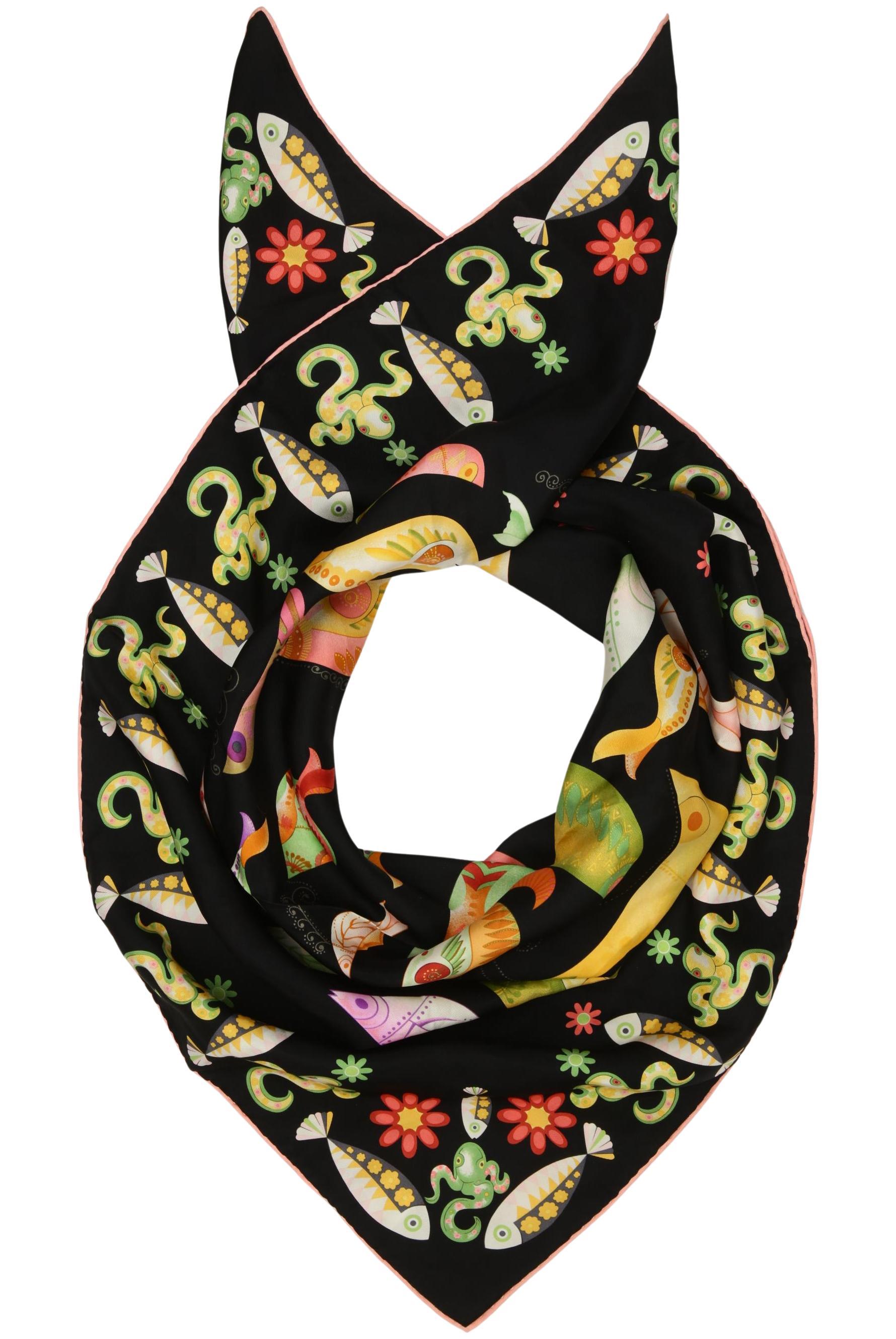 

Salvatore Ferragamo Damen Schal, schwarz, Gr.