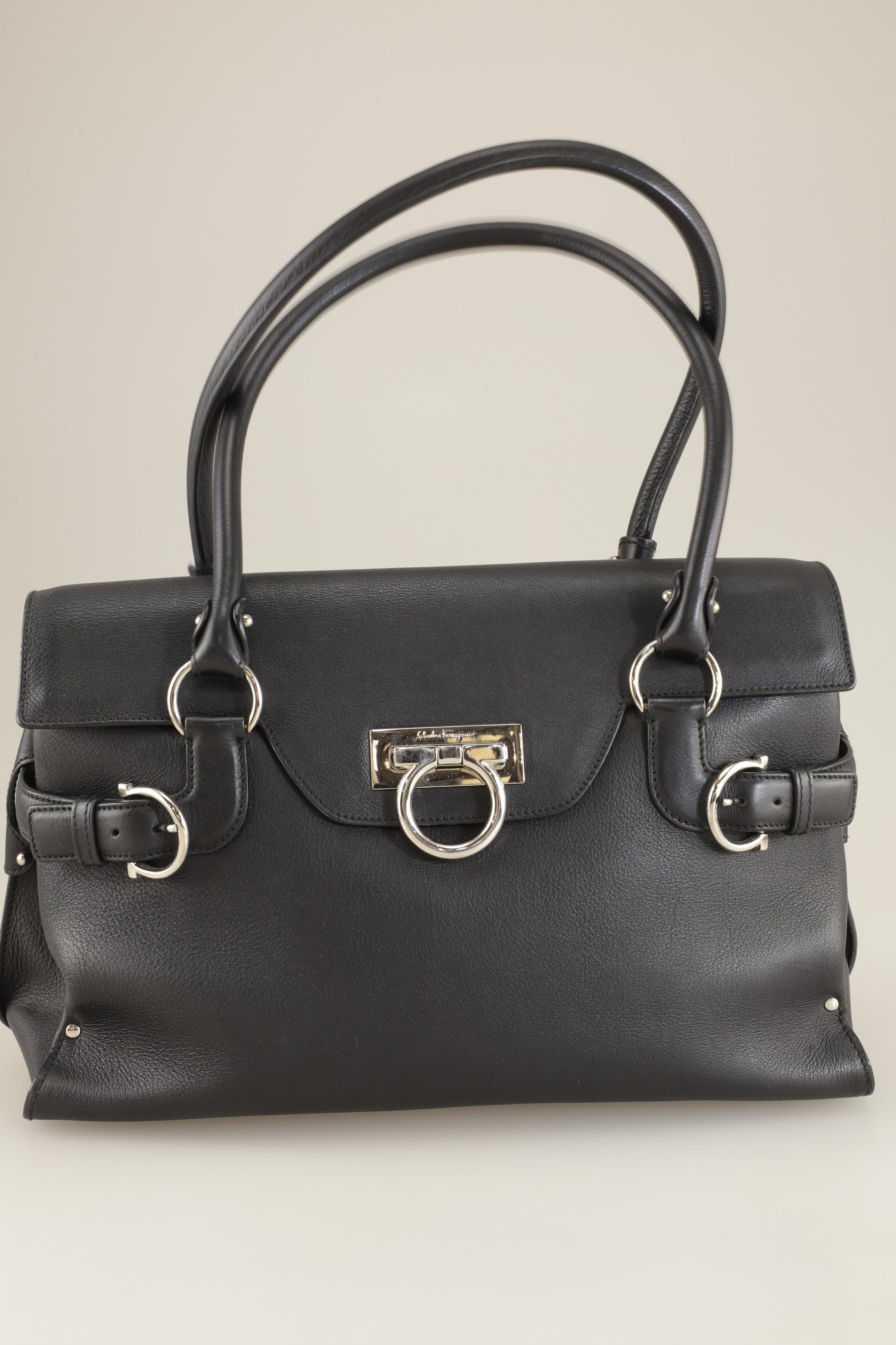 

Salvatore Ferragamo Damen Handtasche, schwarz, Gr.