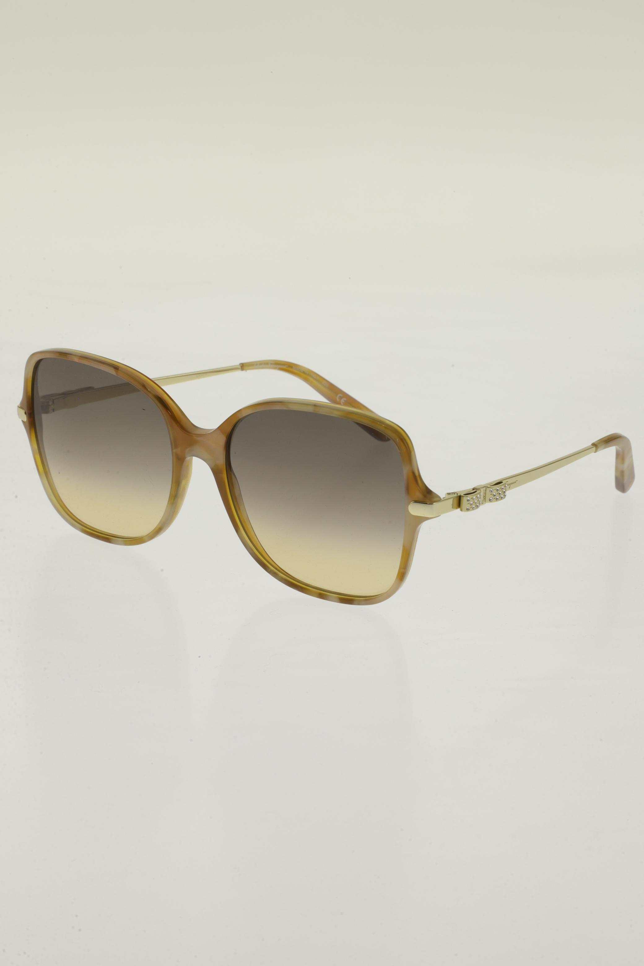 

Salvatore Ferragamo Damen Sonnenbrille, beige