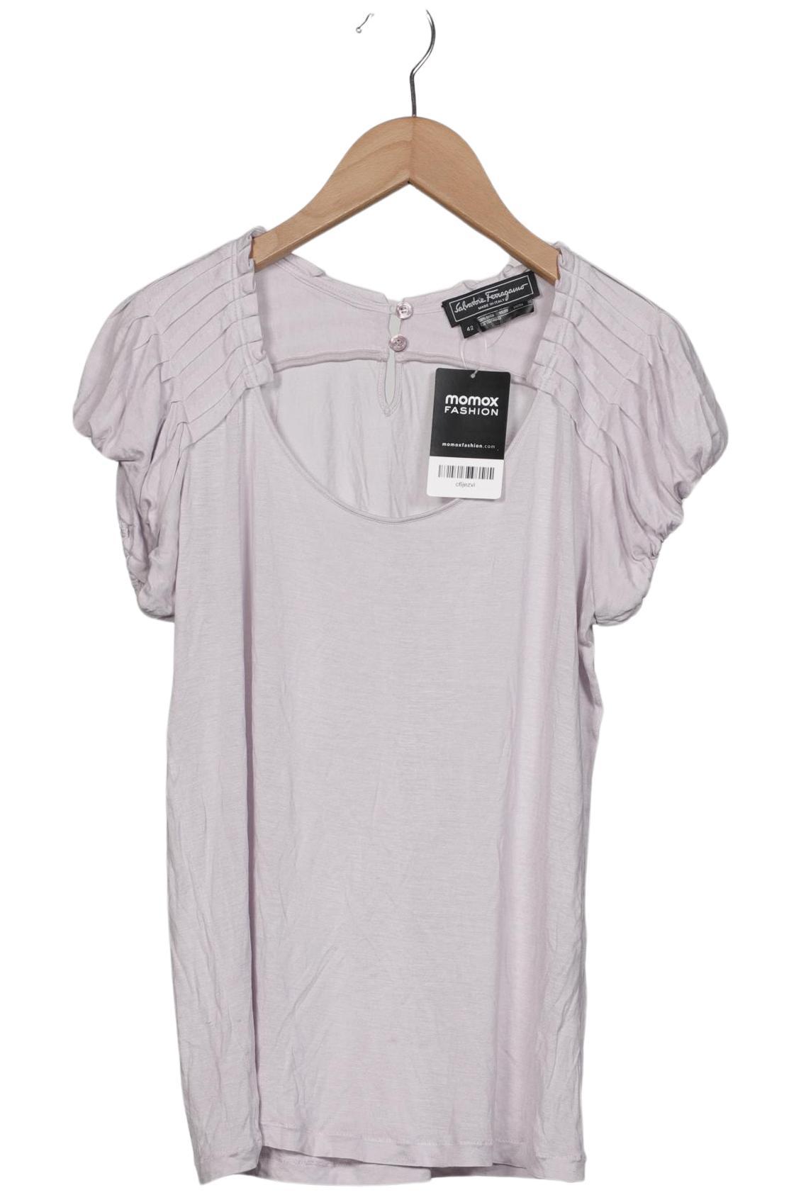 

Salvatore Ferragamo Damen T-Shirt, flieder, Gr. 42