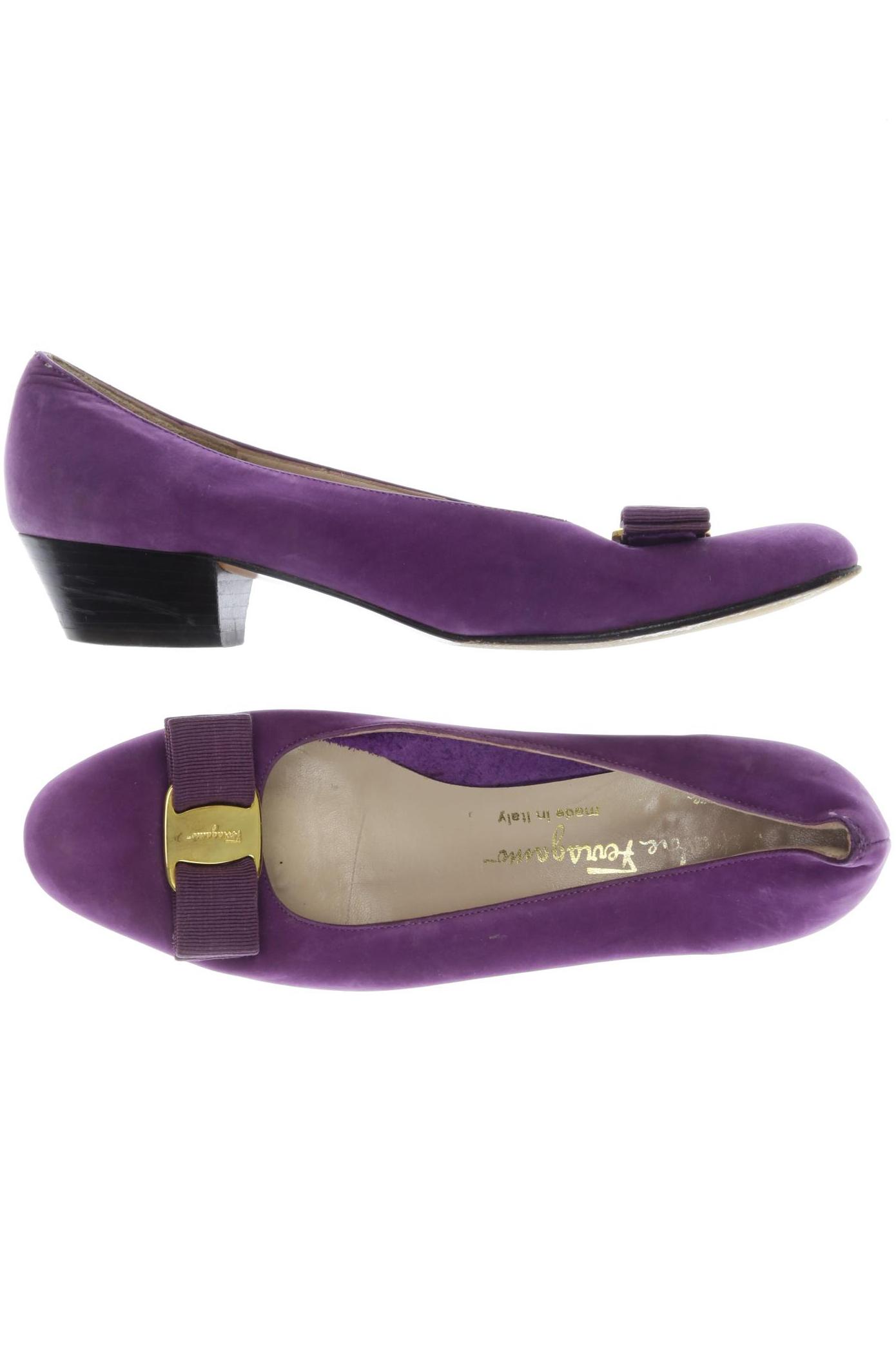 

Salvatore Ferragamo Damen Pumps, flieder, Gr. 6