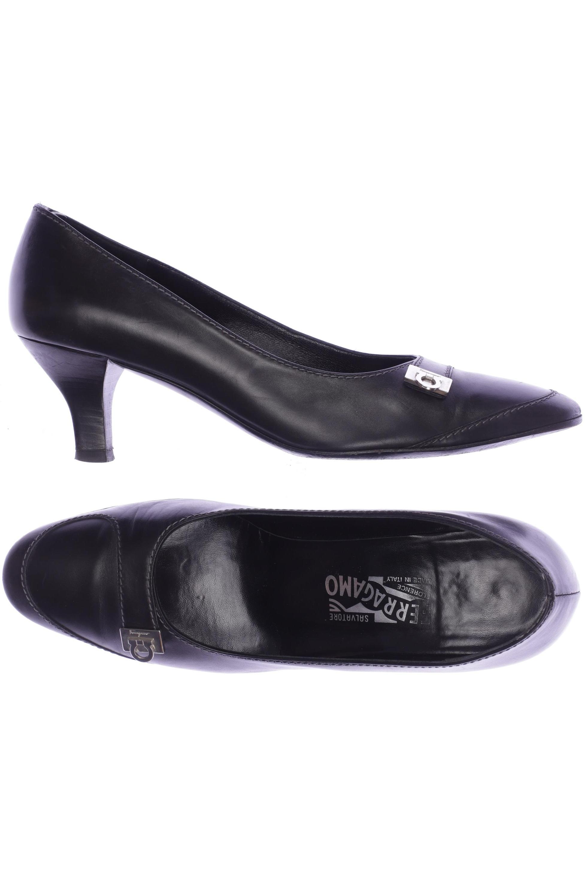 

Salvatore Ferragamo Damen Pumps, schwarz, Gr. 8.5
