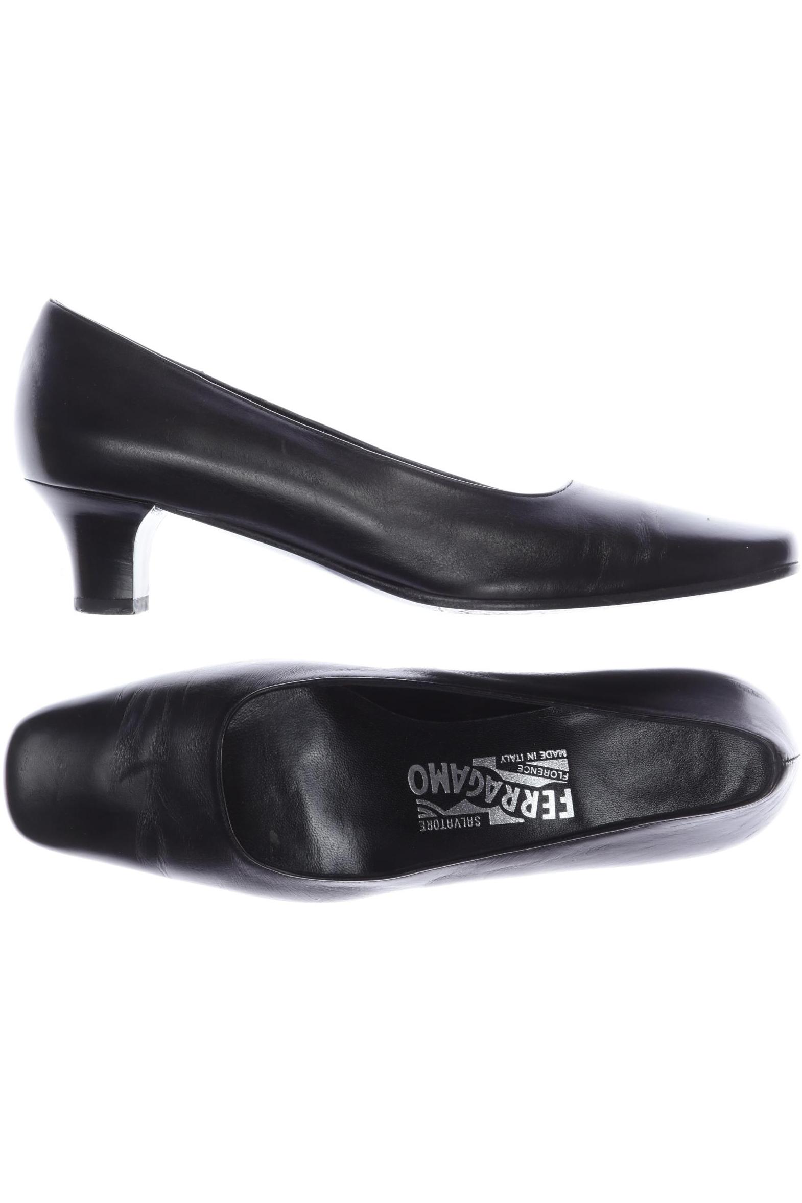 

Salvatore Ferragamo Damen Pumps, schwarz, Gr. 4.5