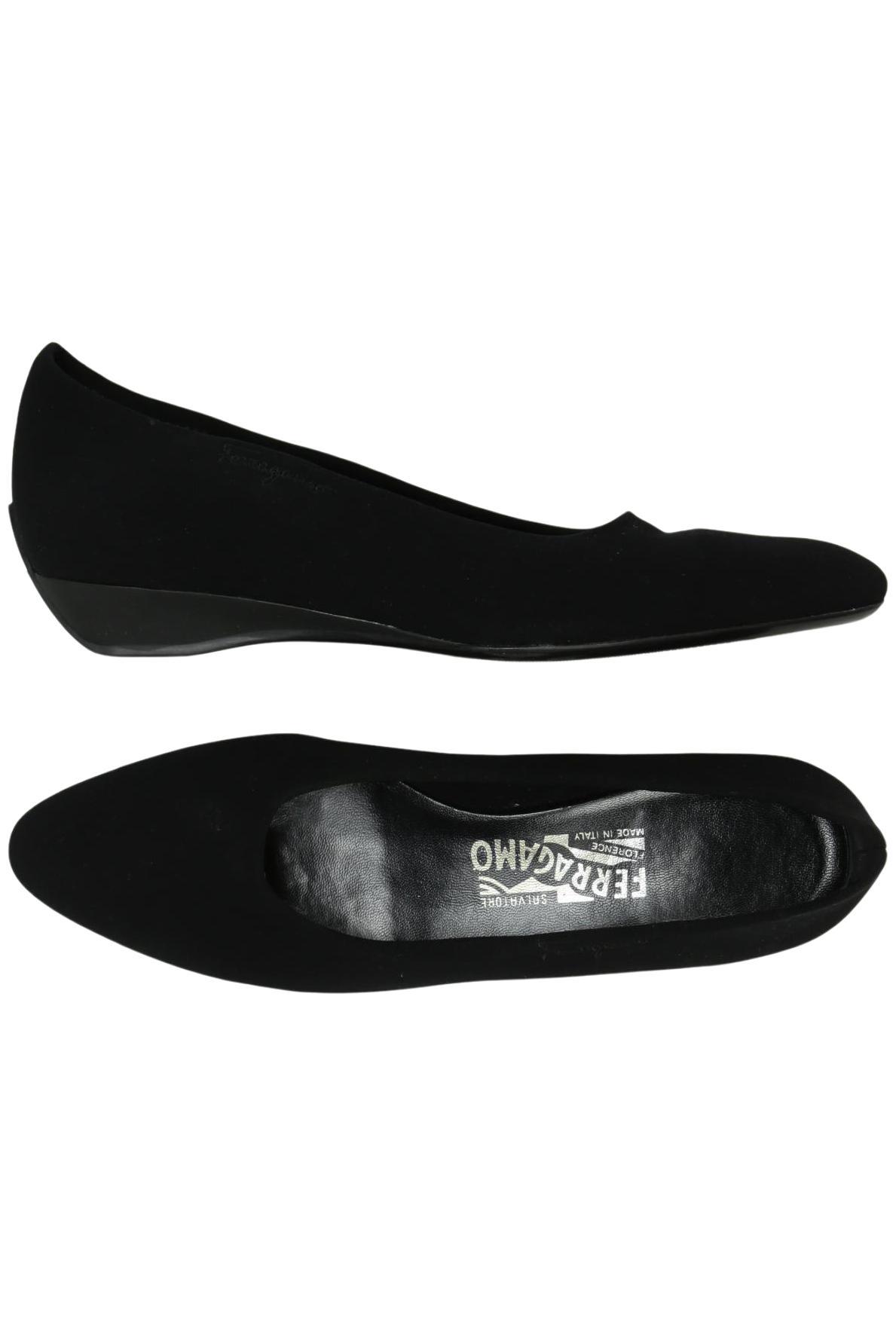 

Salvatore Ferragamo Damen Ballerinas, schwarz, Gr. 6.5