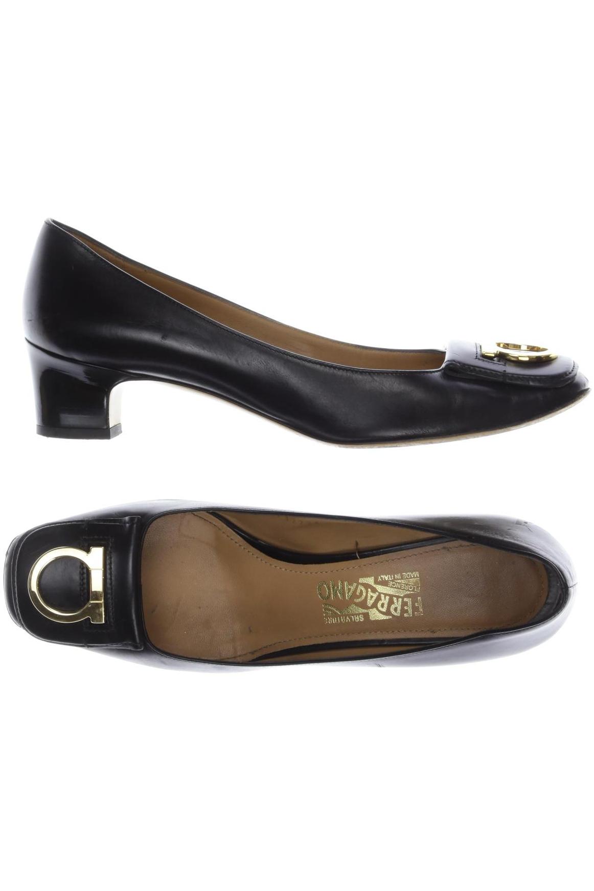 

Salvatore Ferragamo Damen Pumps, schwarz, Gr. 5.5