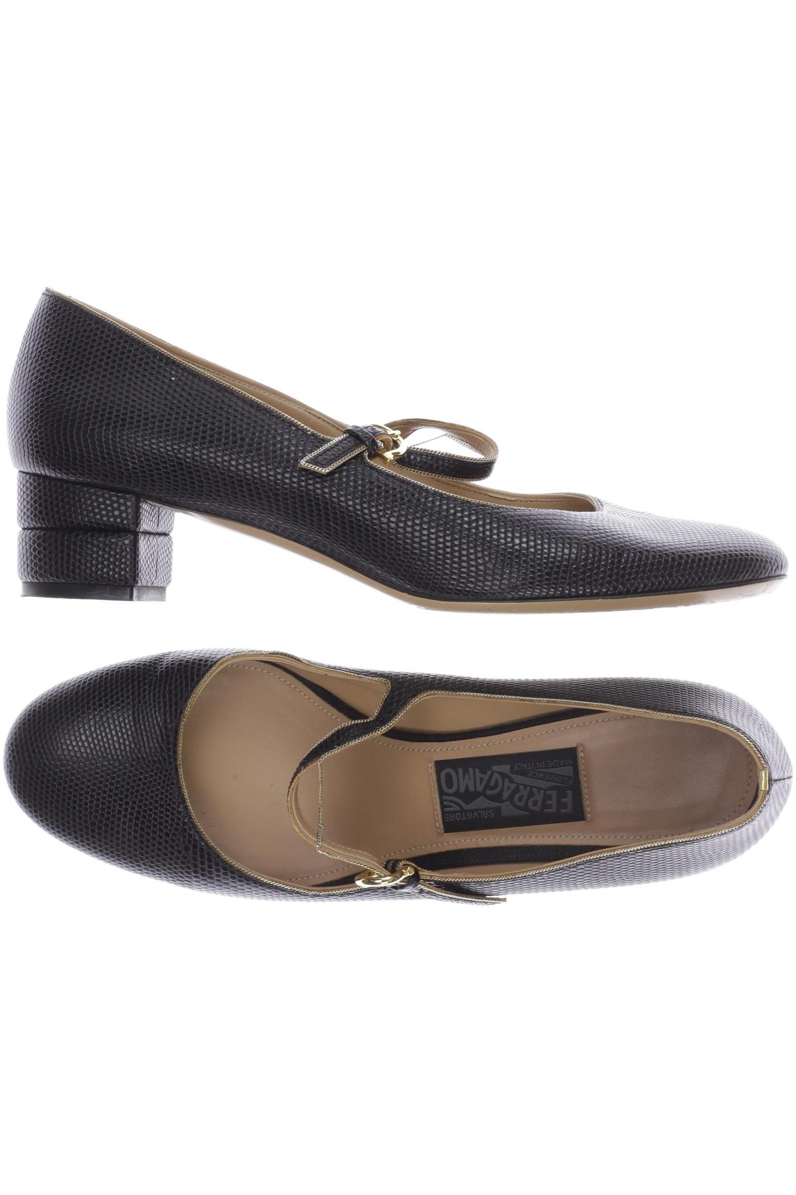 

Salvatore Ferragamo Damen Pumps, schwarz, Gr. 9.5