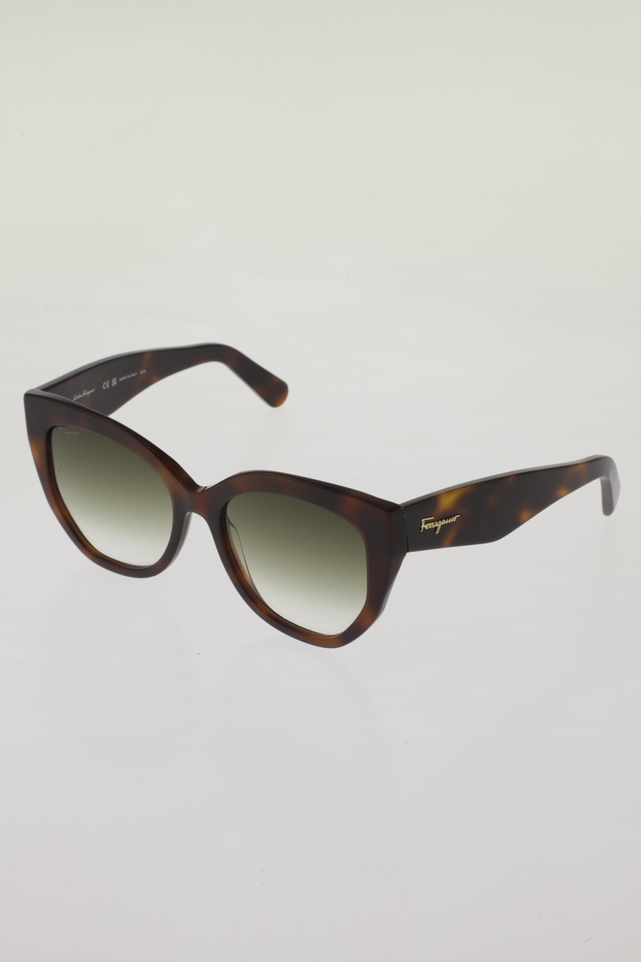 

Salvatore Ferragamo Damen Sonnenbrille, braun, Gr.