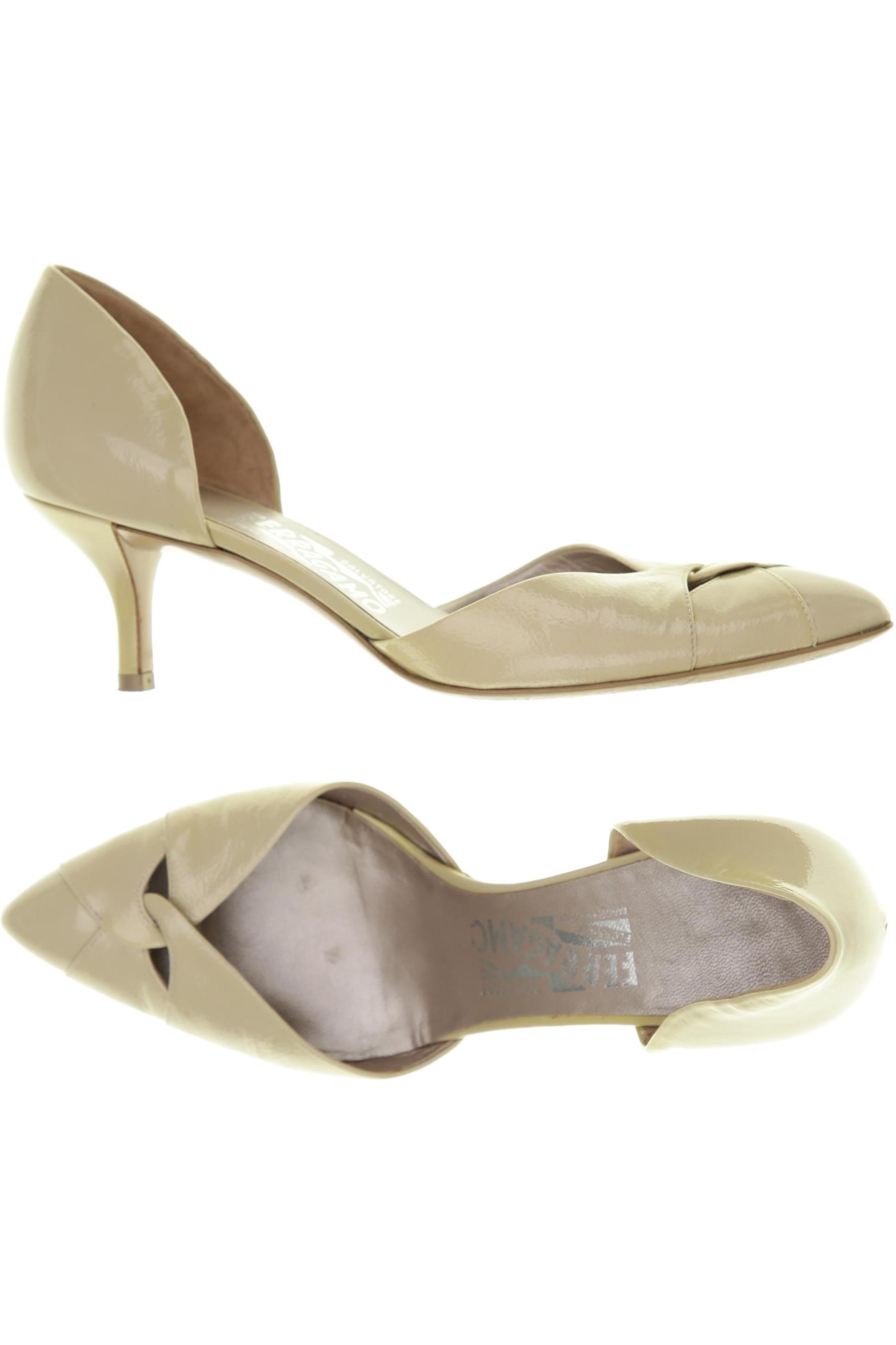 

Salvatore Ferragamo Damen Sandale, beige, Gr. 6