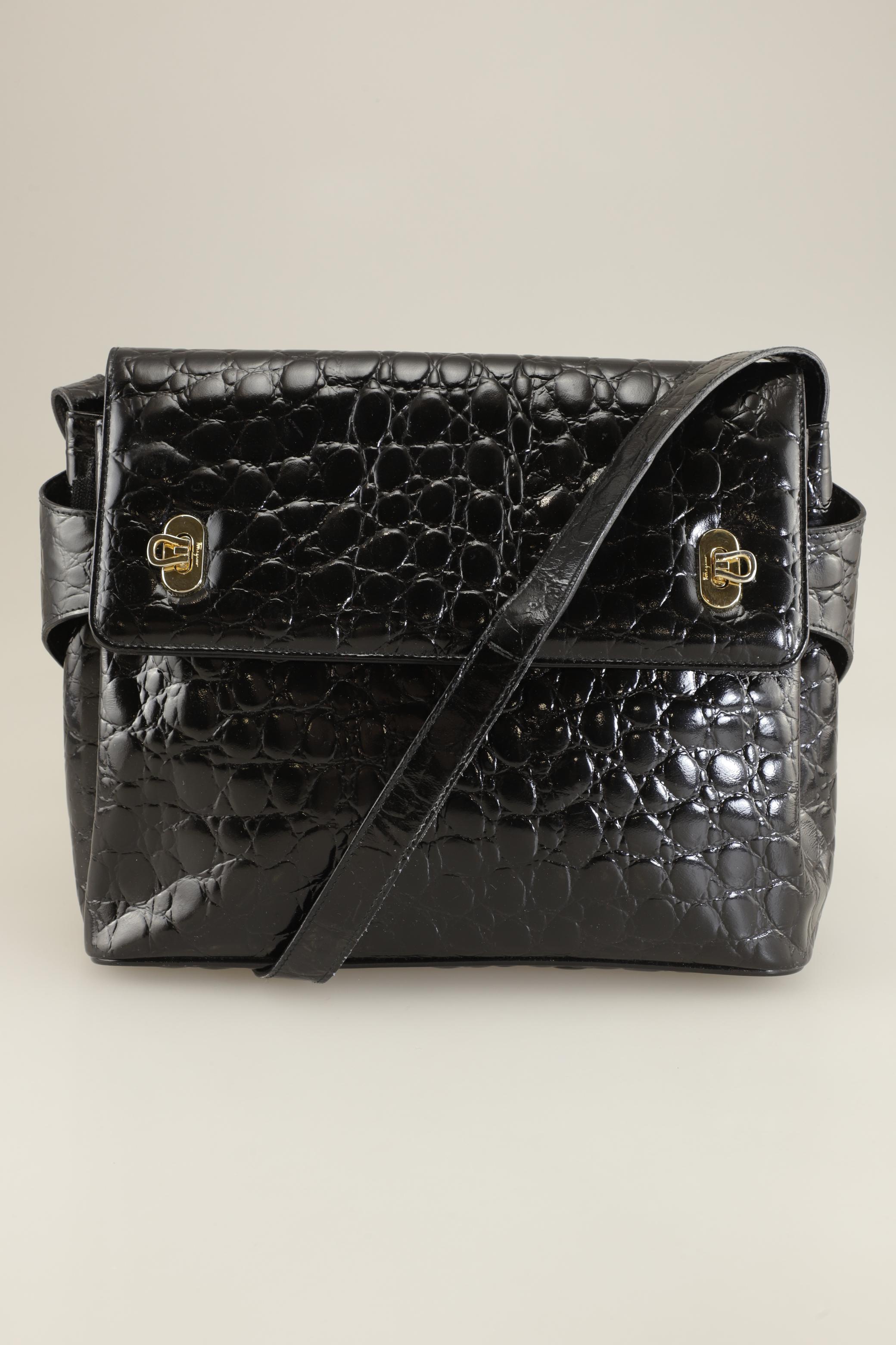 

Salvatore Ferragamo Damen Handtasche, schwarz, Gr.