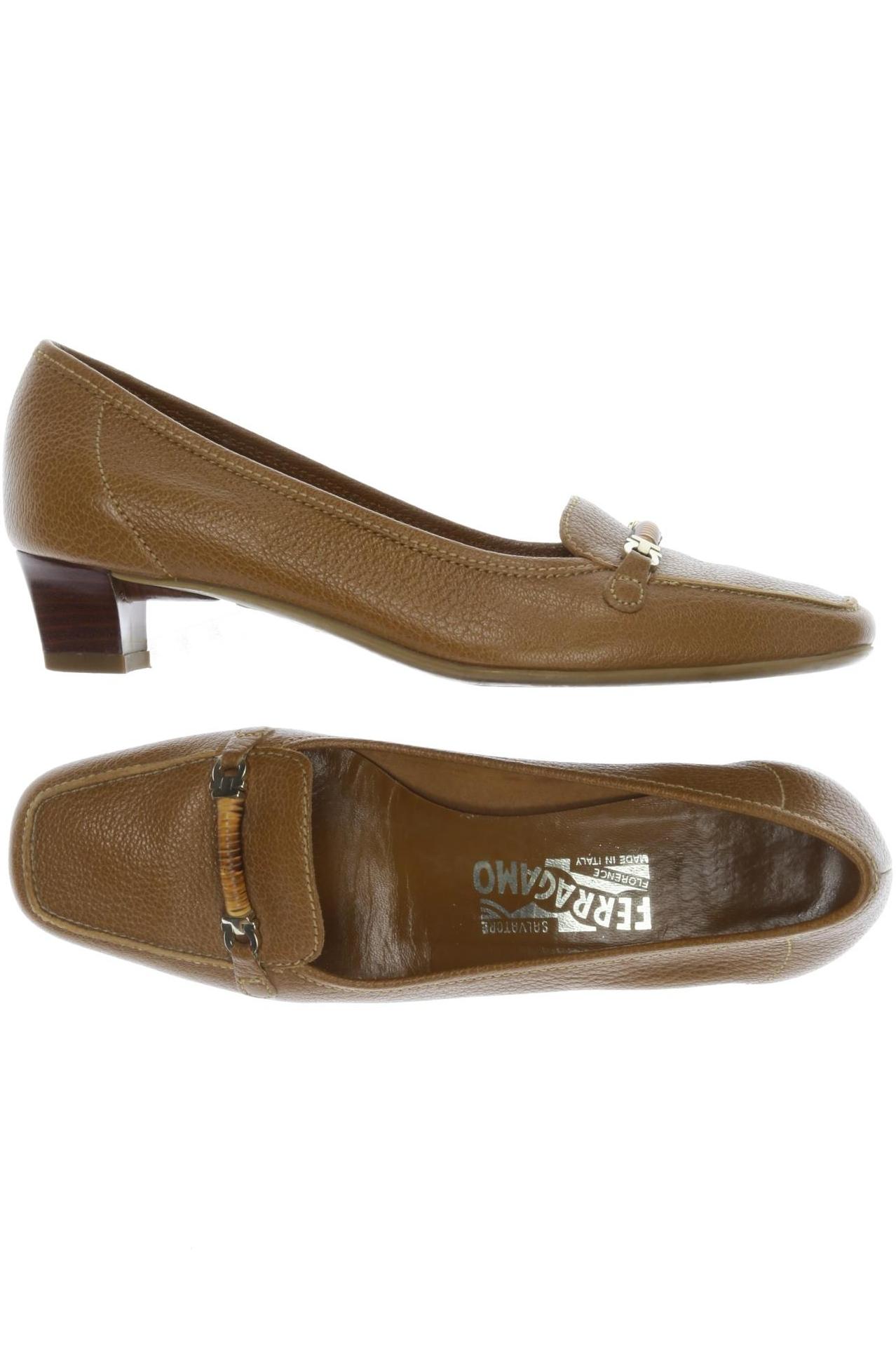 

Salvatore Ferragamo Damen Pumps, braun, Gr. 36