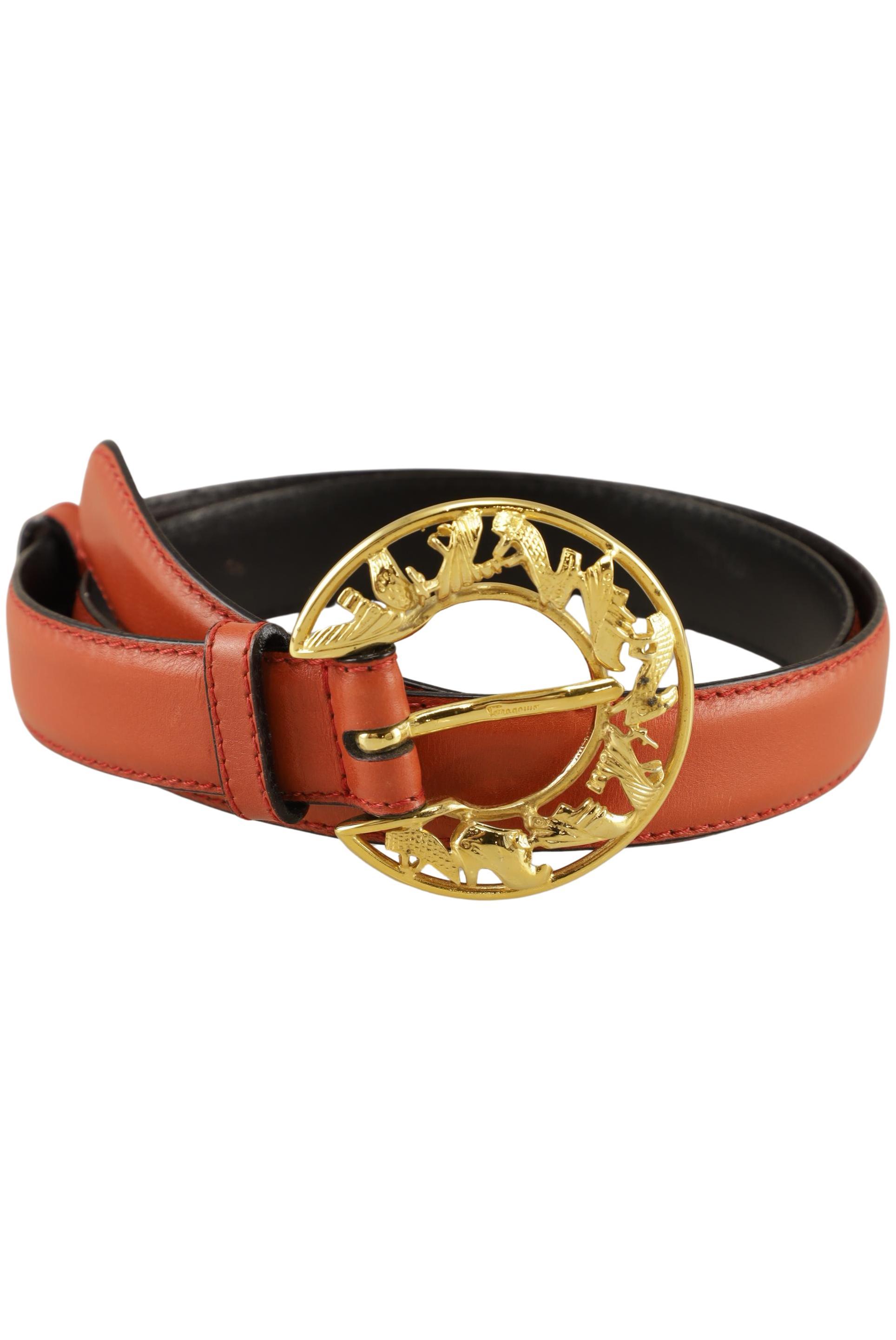 

Salvatore Ferragamo Damen Gürtel, orange, Gr. 80