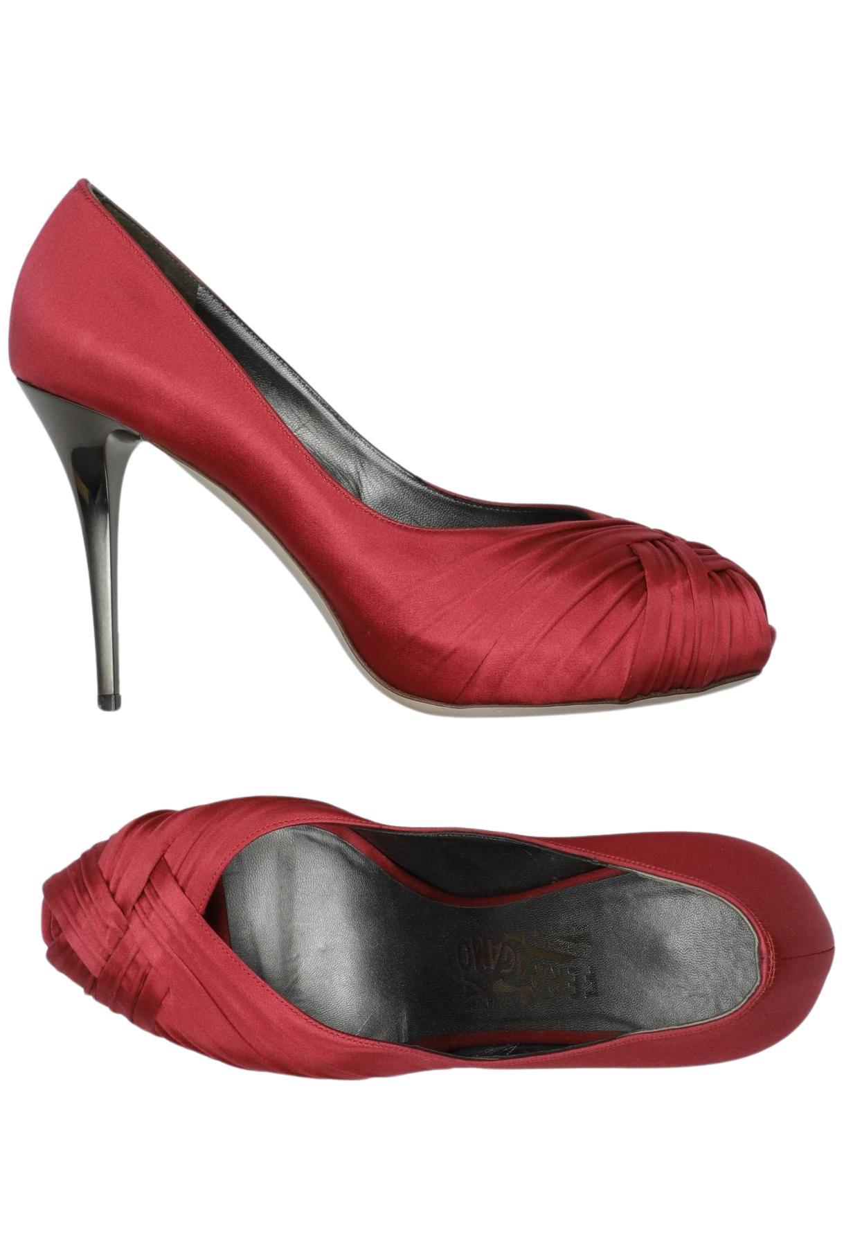 

Salvatore Ferragamo Damen Pumps, rot, Gr. 8