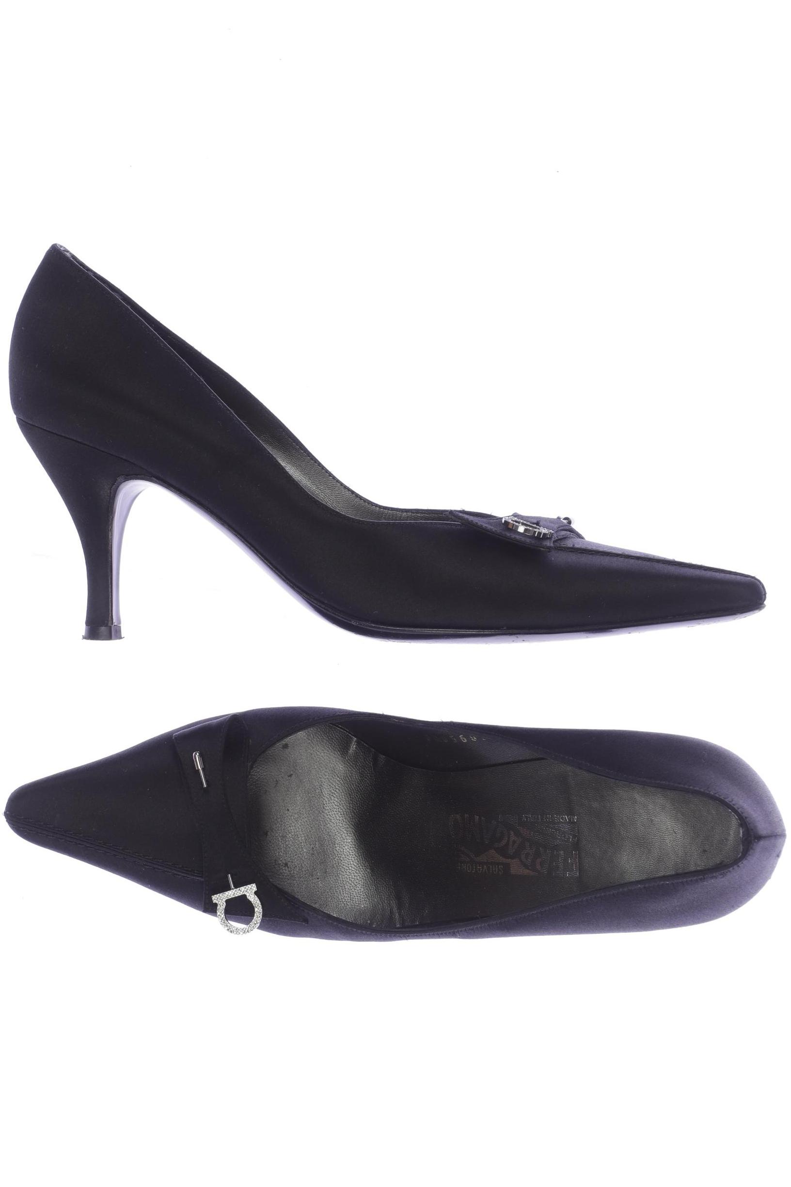 

Salvatore Ferragamo Damen Pumps, schwarz, Gr. 8.5