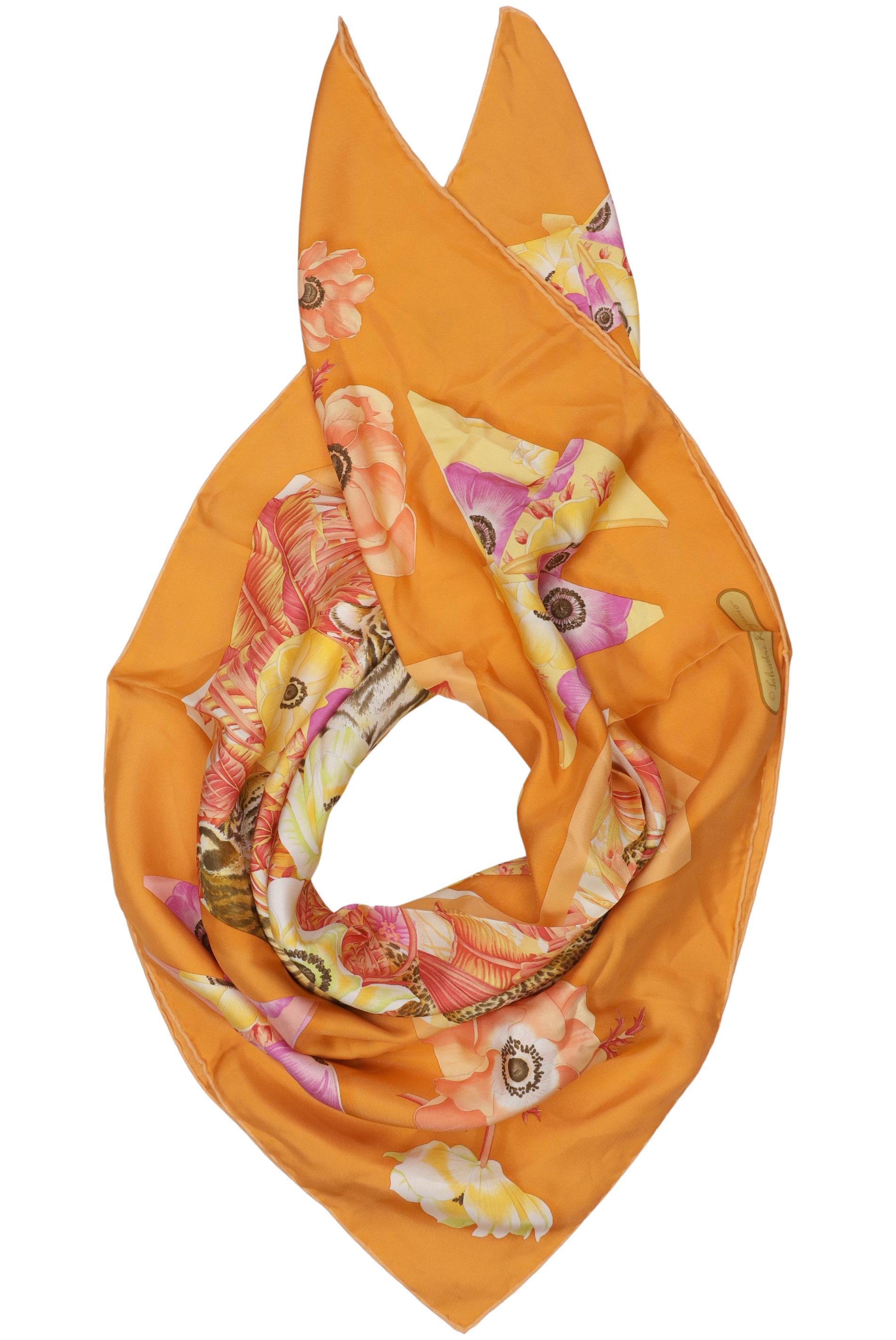 

Salvatore Ferragamo Damen Schal, orange, Gr.