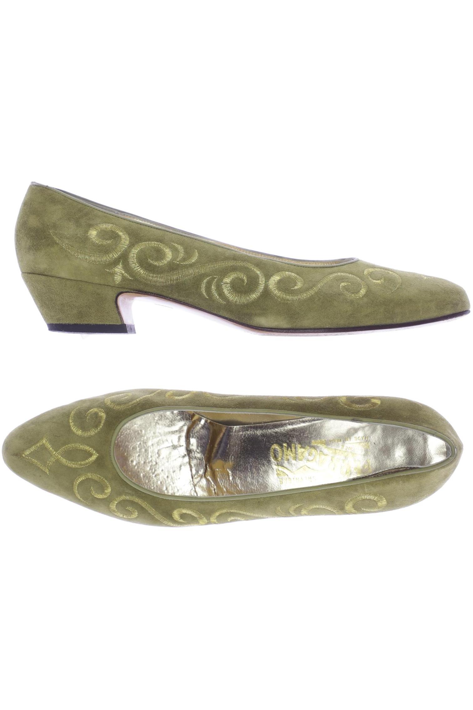 

Salvatore Ferragamo Damen Pumps, grün