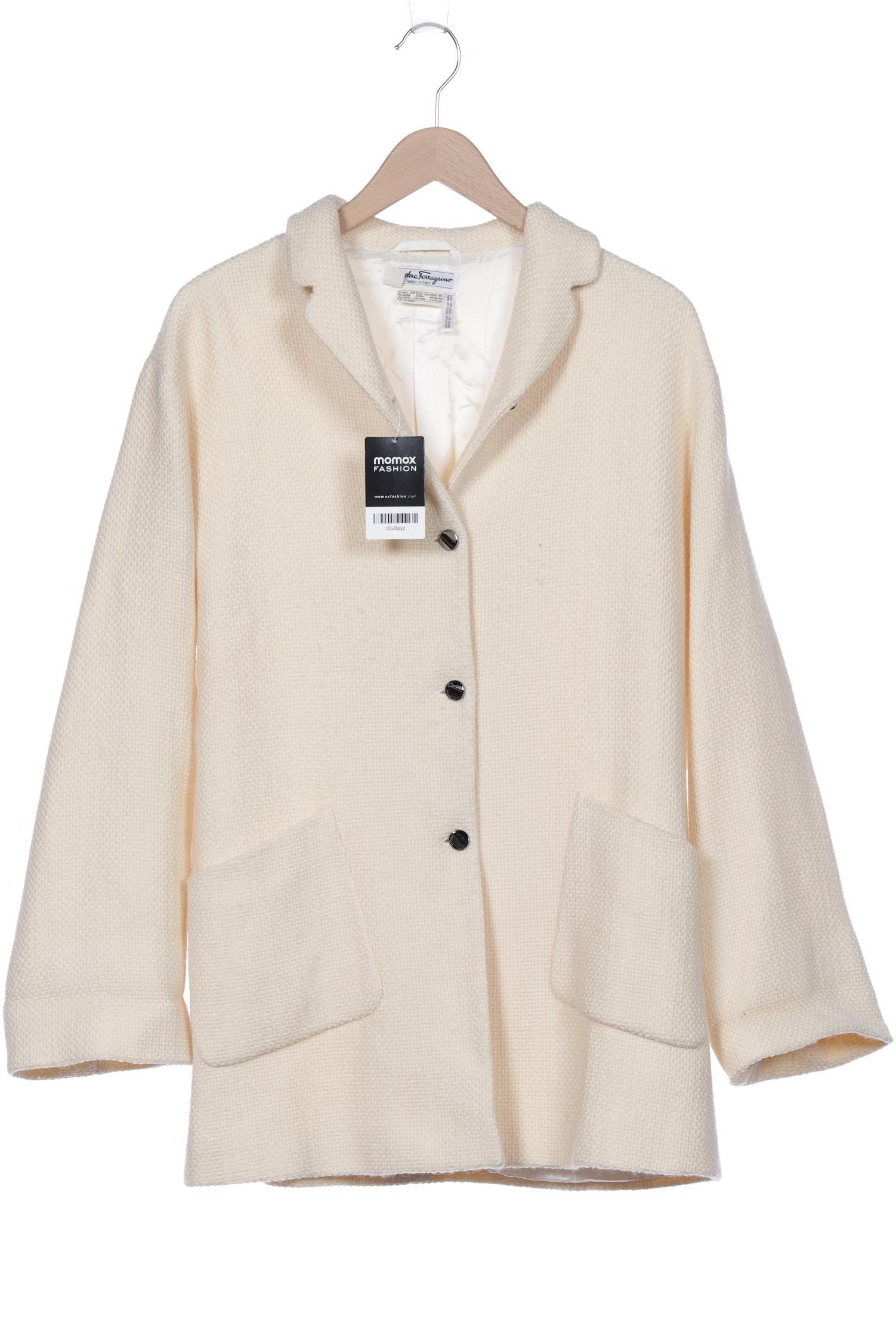 

Salvatore Ferragamo Damen Jacke, cremeweiß, Gr. 42