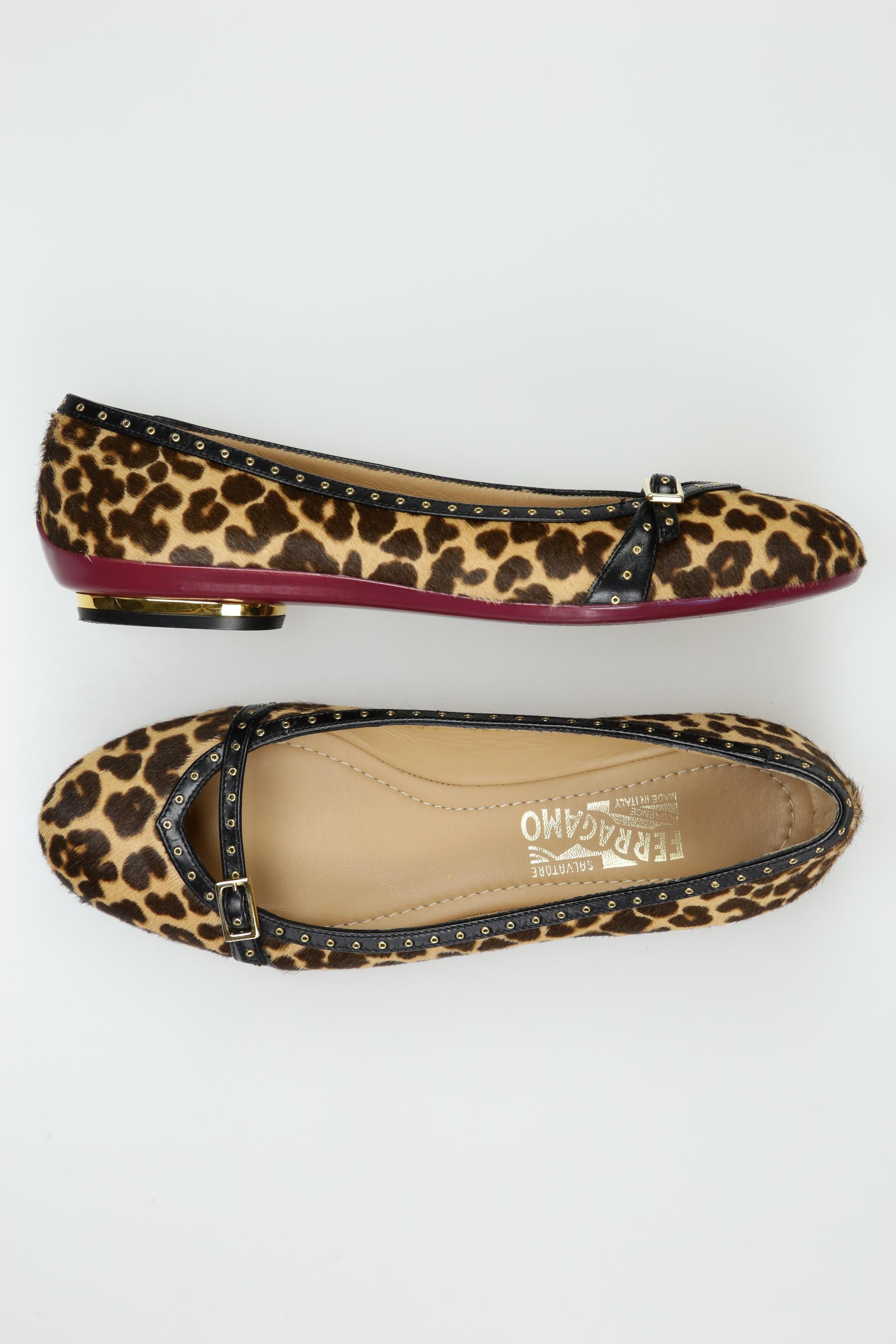 

Salvatore Ferragamo Damen Ballerinas, braun, Gr. 5