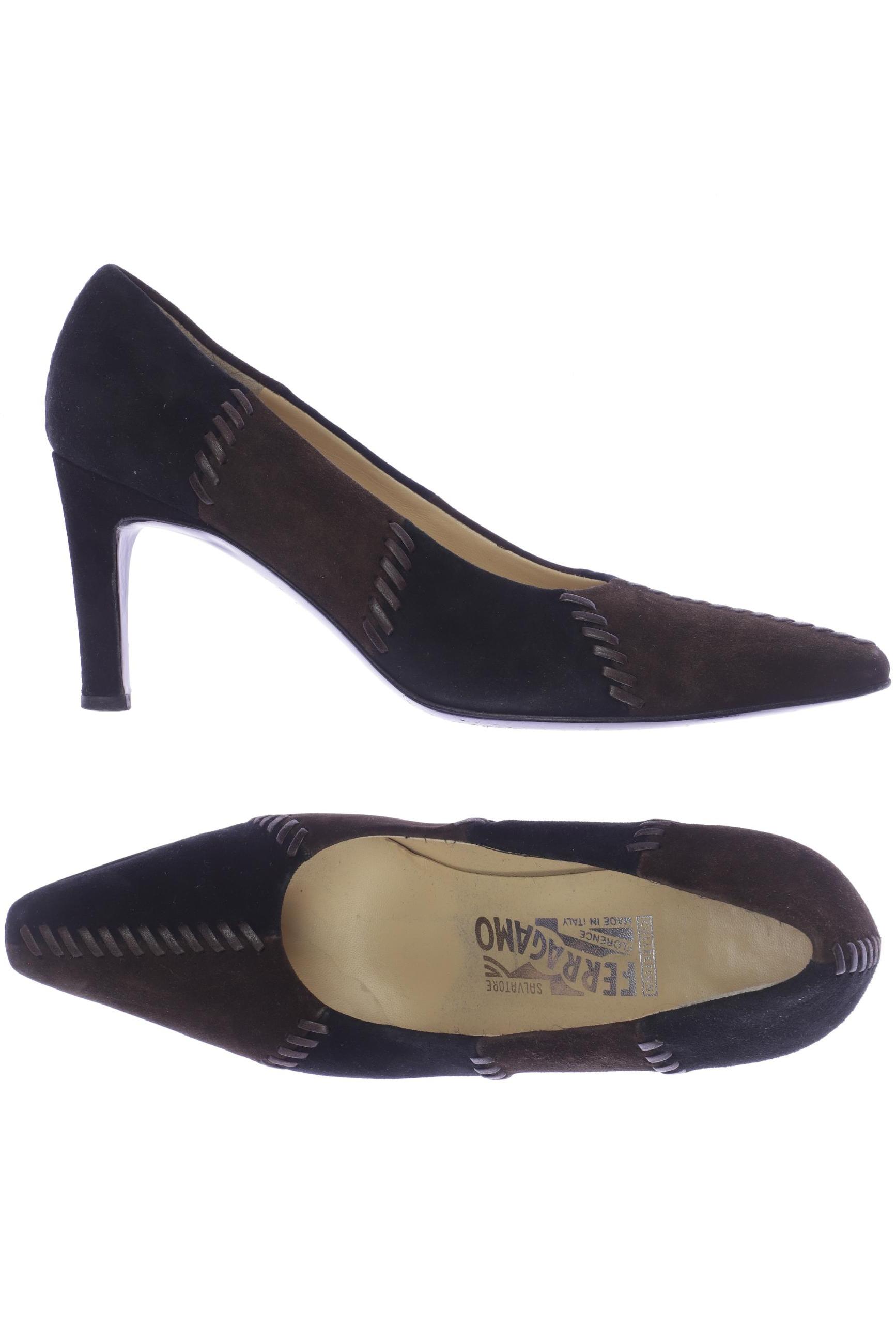 

Salvatore Ferragamo Damen Pumps, braun, Gr. 7.5