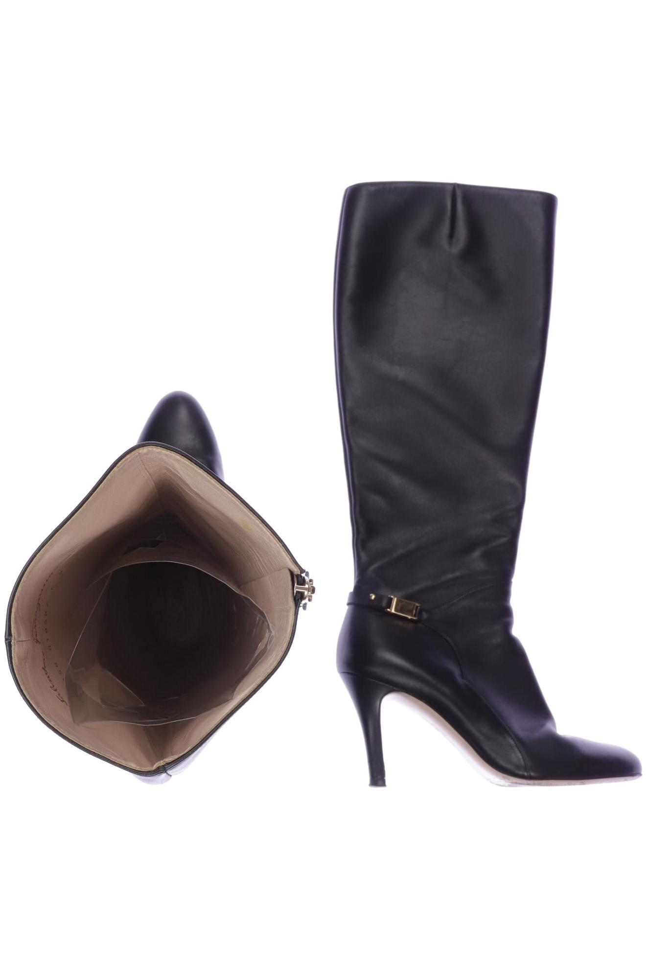 

Salvatore Ferragamo Damen Stiefel, schwarz, Gr. 8.5