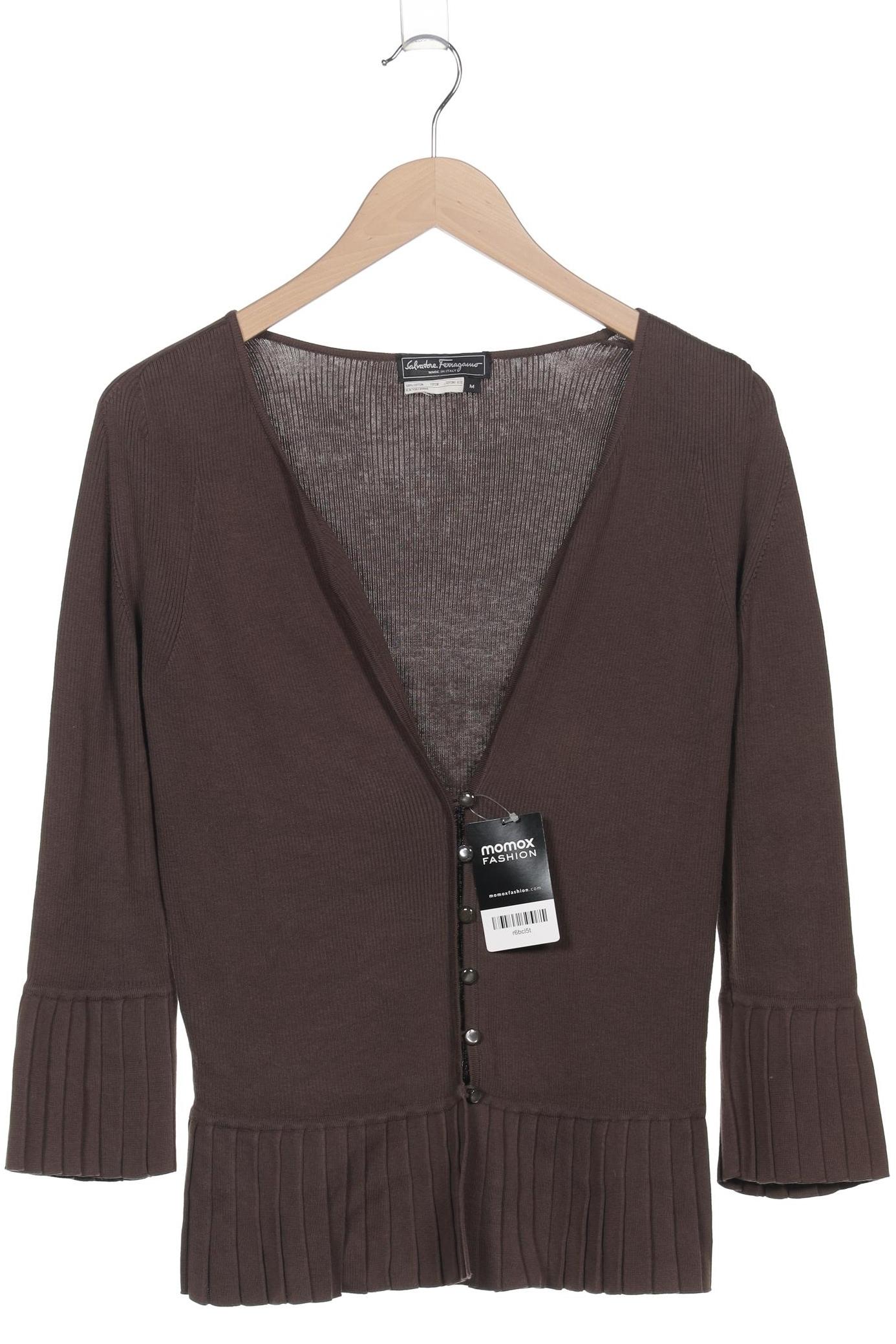 

Salvatore Ferragamo Damen Strickjacke, braun, Gr. 38
