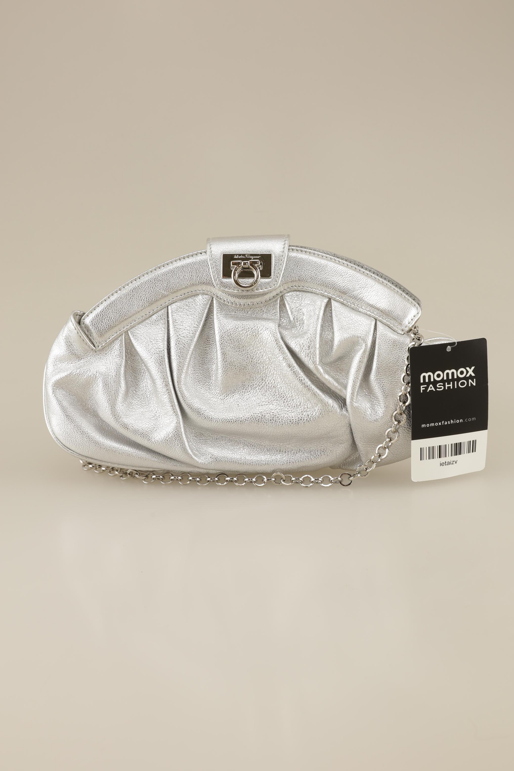 

Salvatore Ferragamo Damen Handtasche, silber, Gr.