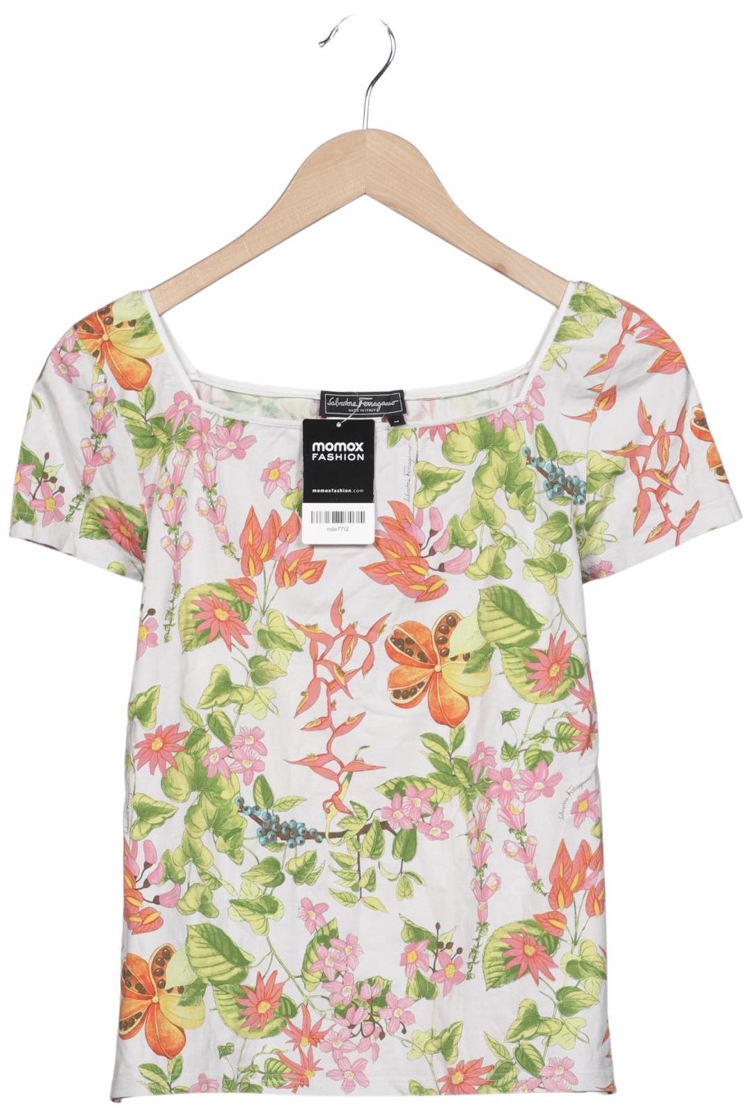 

Salvatore Ferragamo Damen T-Shirt, mehrfarbig, Gr. 38