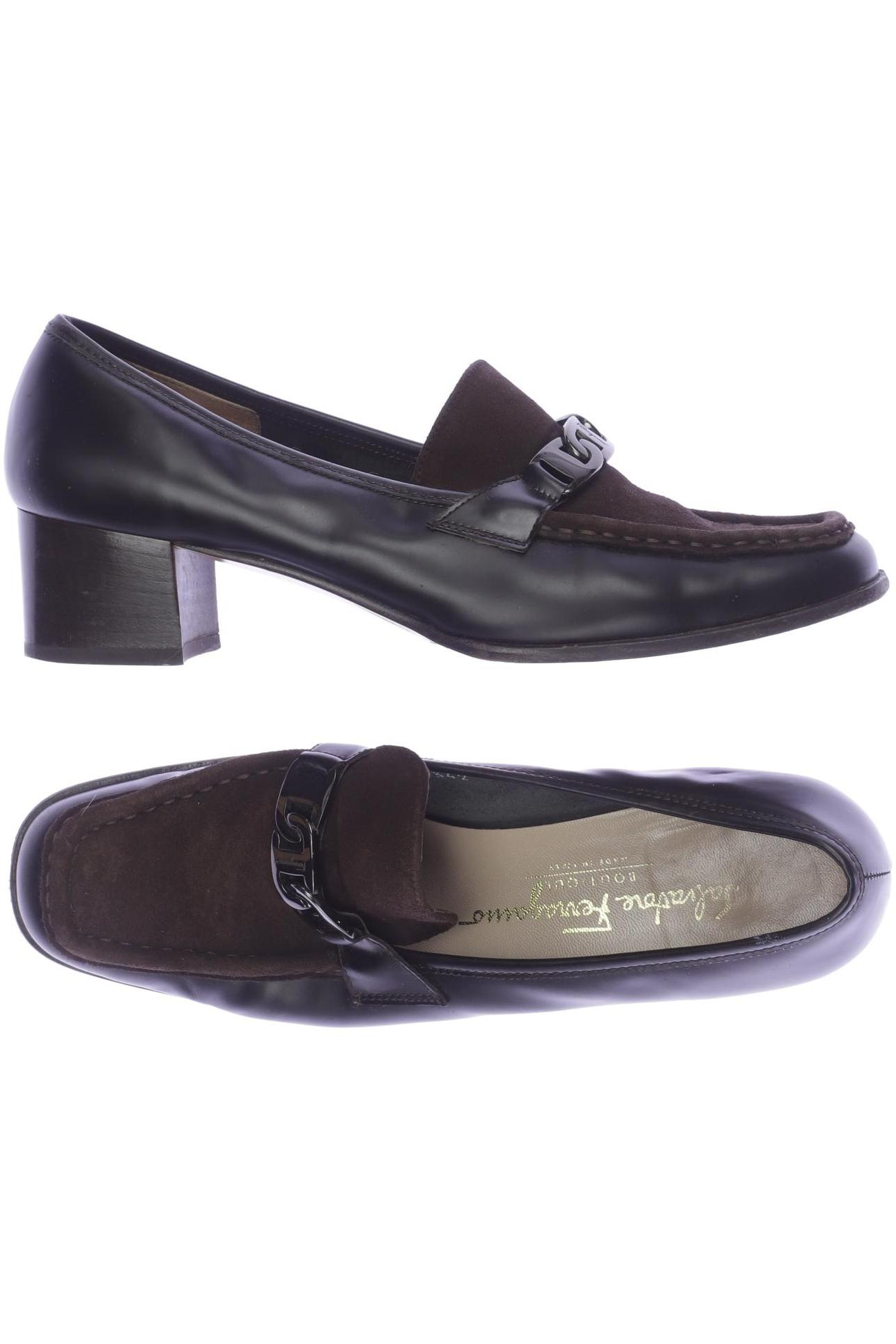 

Salvatore Ferragamo Damen Halbschuh, braun, Gr. 7