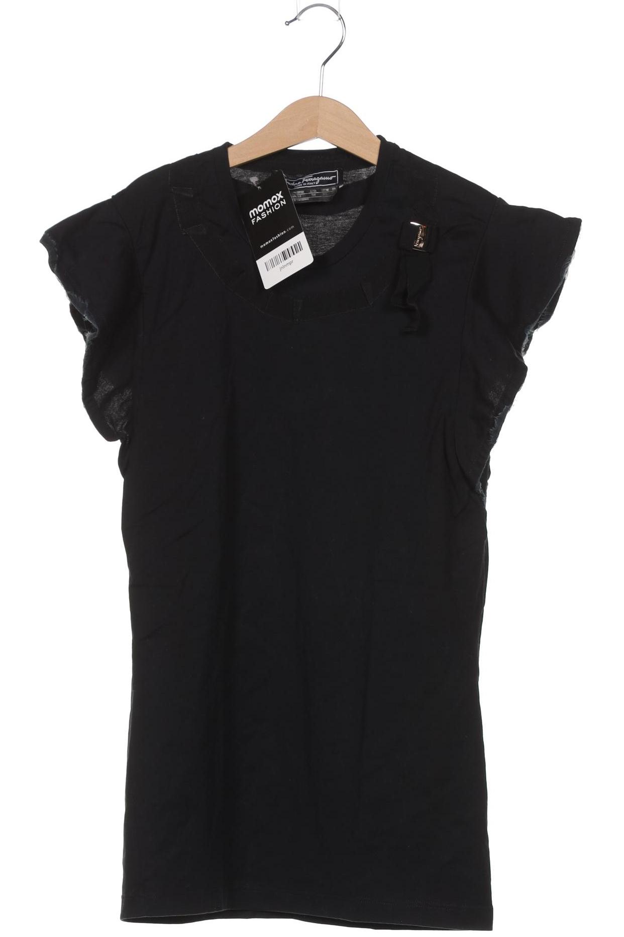 

Salvatore Ferragamo Damen T-Shirt, schwarz, Gr. 34
