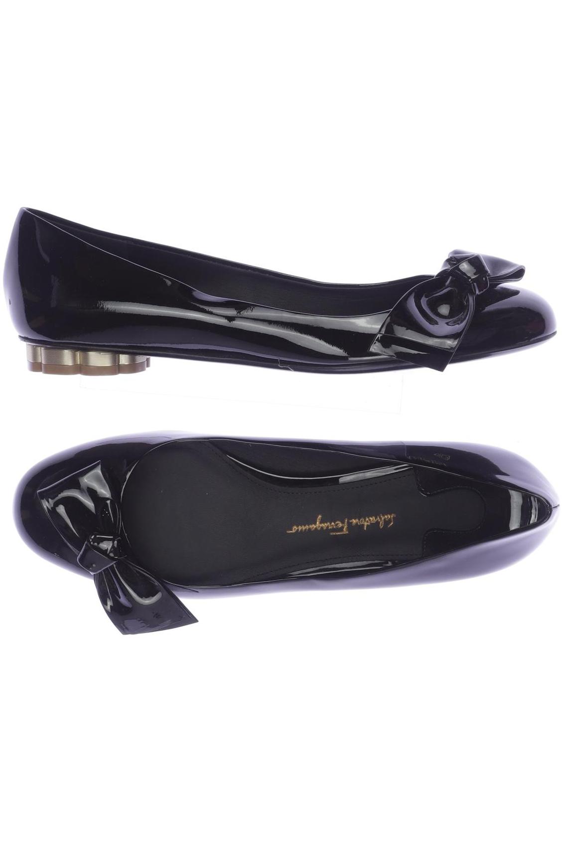 

Salvatore Ferragamo Damen Ballerinas, schwarz, Gr. 6