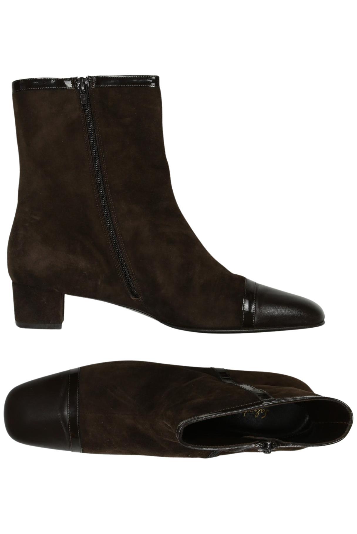 

Salvatore Ferragamo Damen Stiefelette, braun, Gr. 42