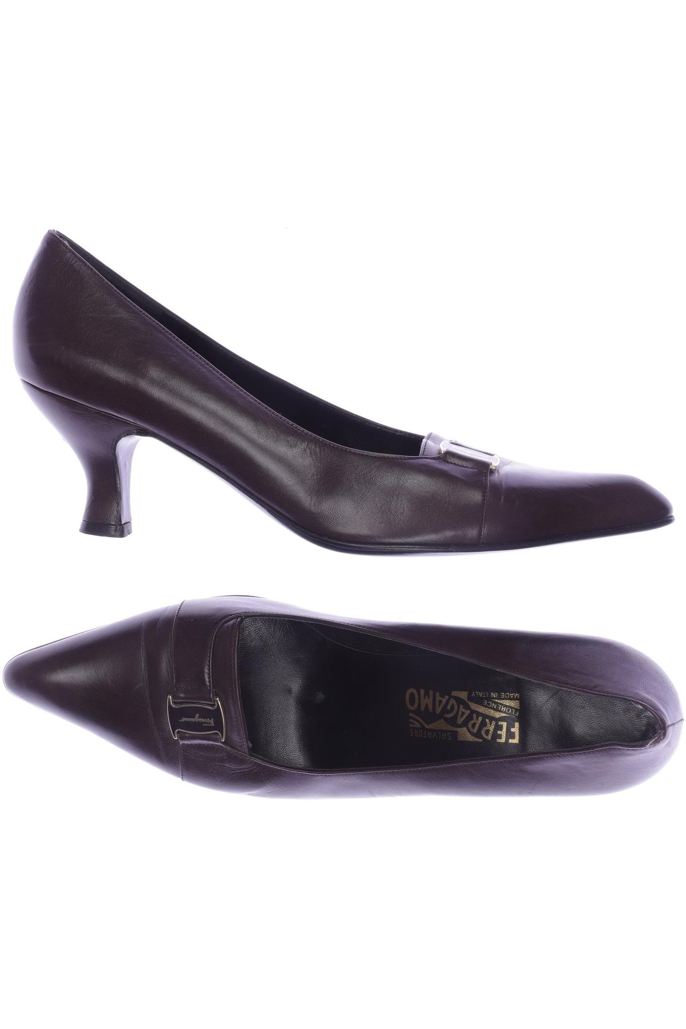 

Salvatore Ferragamo Damen Pumps, bordeaux, Gr. 10.5