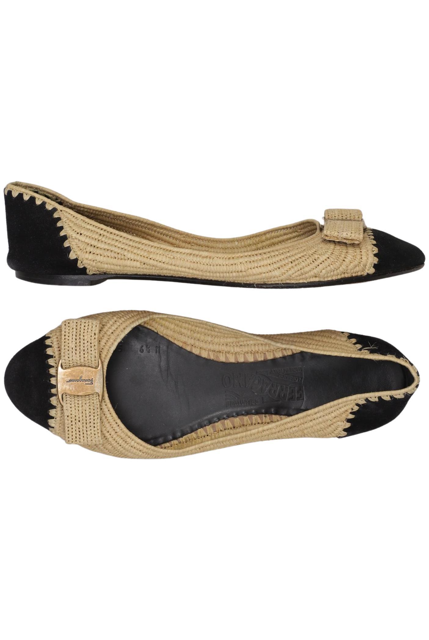 

Salvatore Ferragamo Damen Ballerinas, mehrfarbig, Gr. 6.5