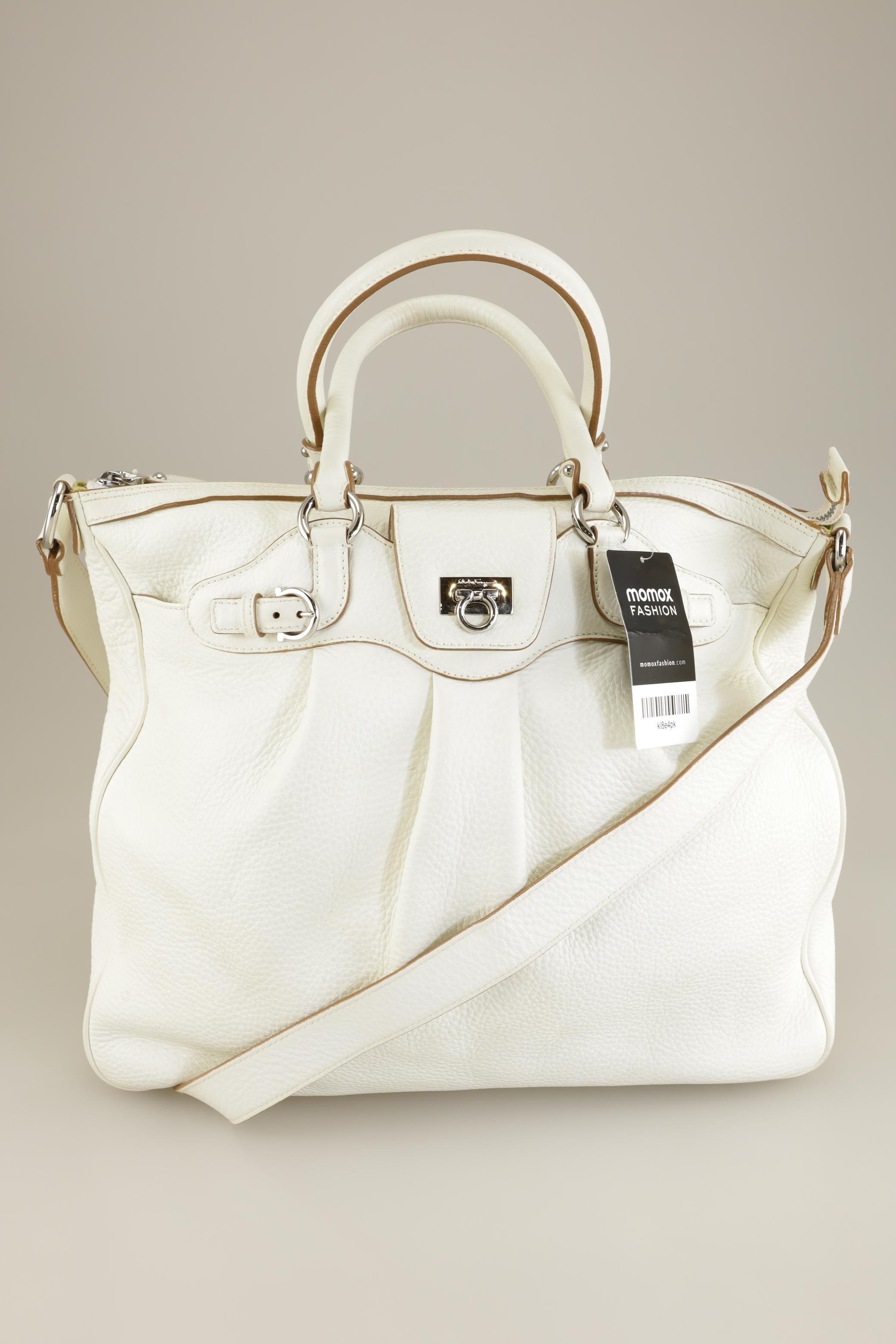 

Salvatore Ferragamo Damen Handtasche, cremeweiß, Gr.