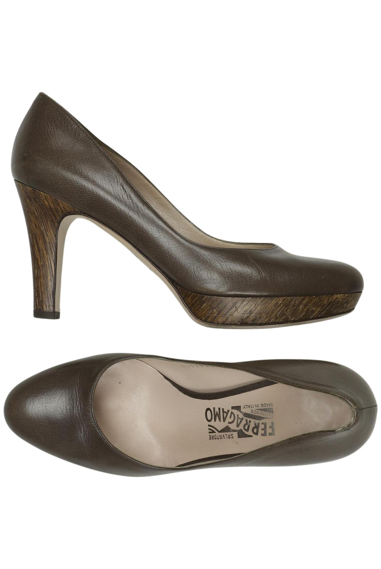 

Salvatore Ferragamo Damen Pumps, braun, Gr. 7.5