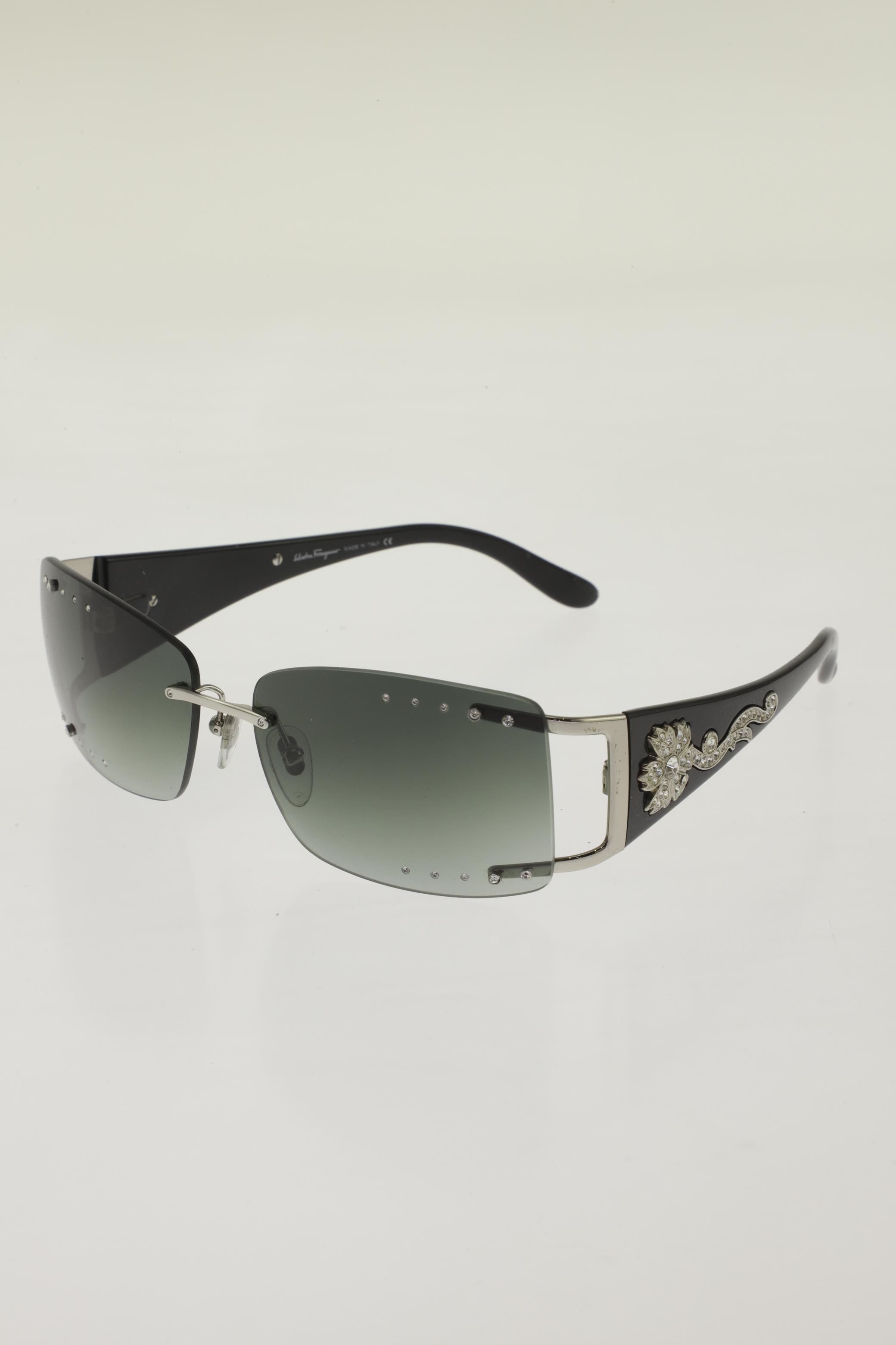 

Salvatore Ferragamo Damen Sonnenbrille, silber, Gr.