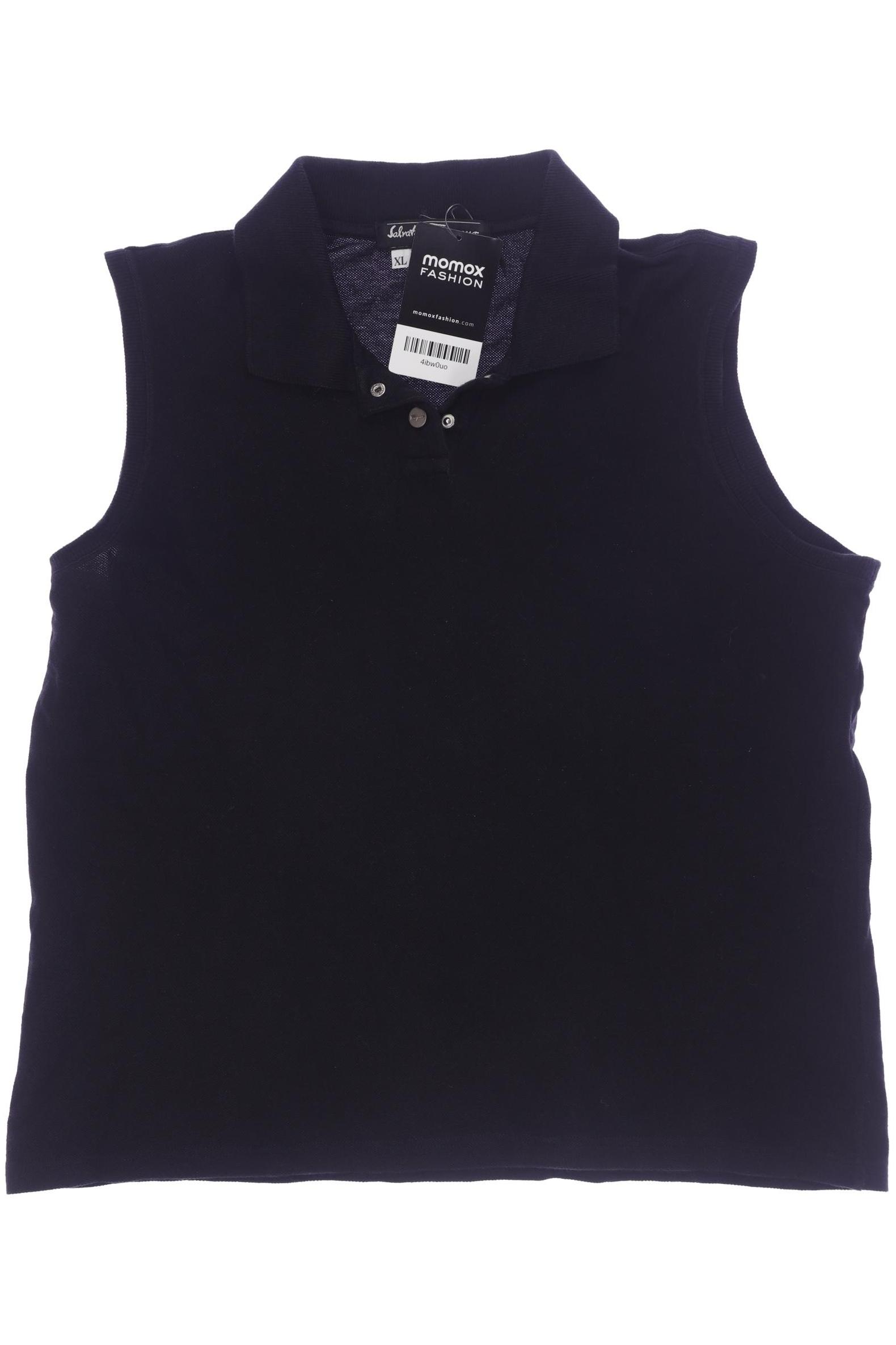 

Salvatore Ferragamo Damen Poloshirt, schwarz, Gr. 44