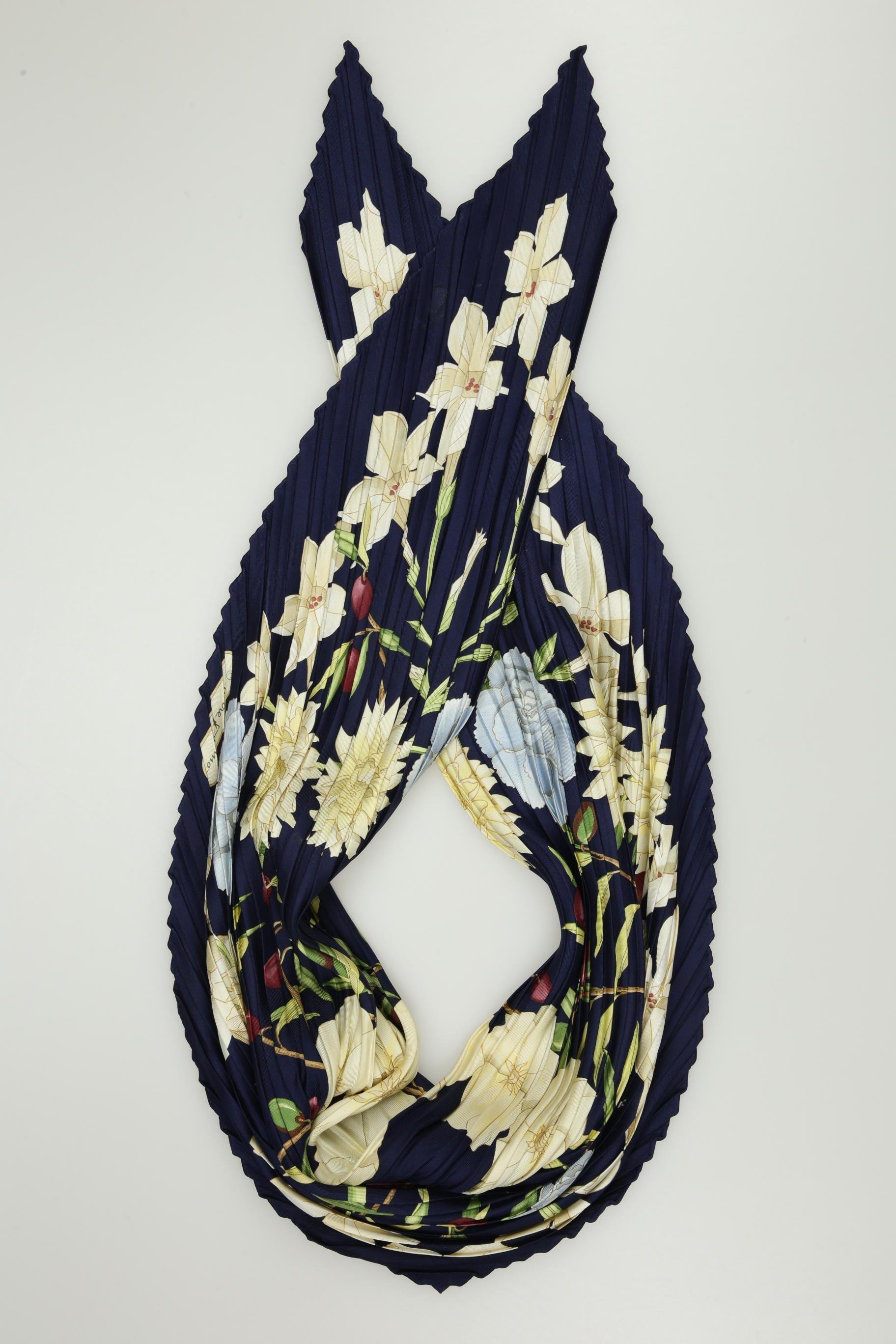 

Salvatore Ferragamo Damen Schal, marineblau, Gr.