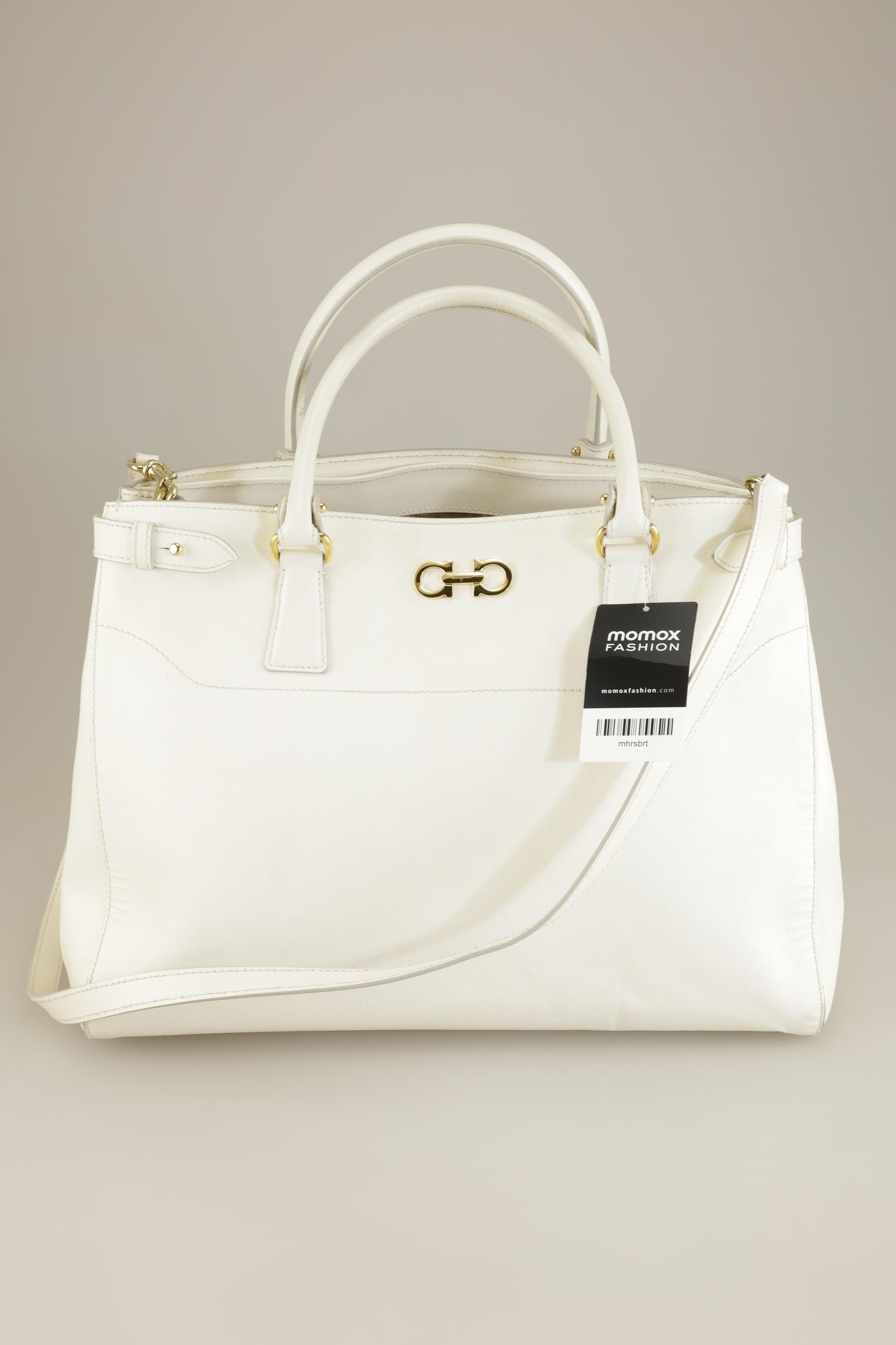 

Salvatore Ferragamo Damen Handtasche, cremeweiß, Gr.