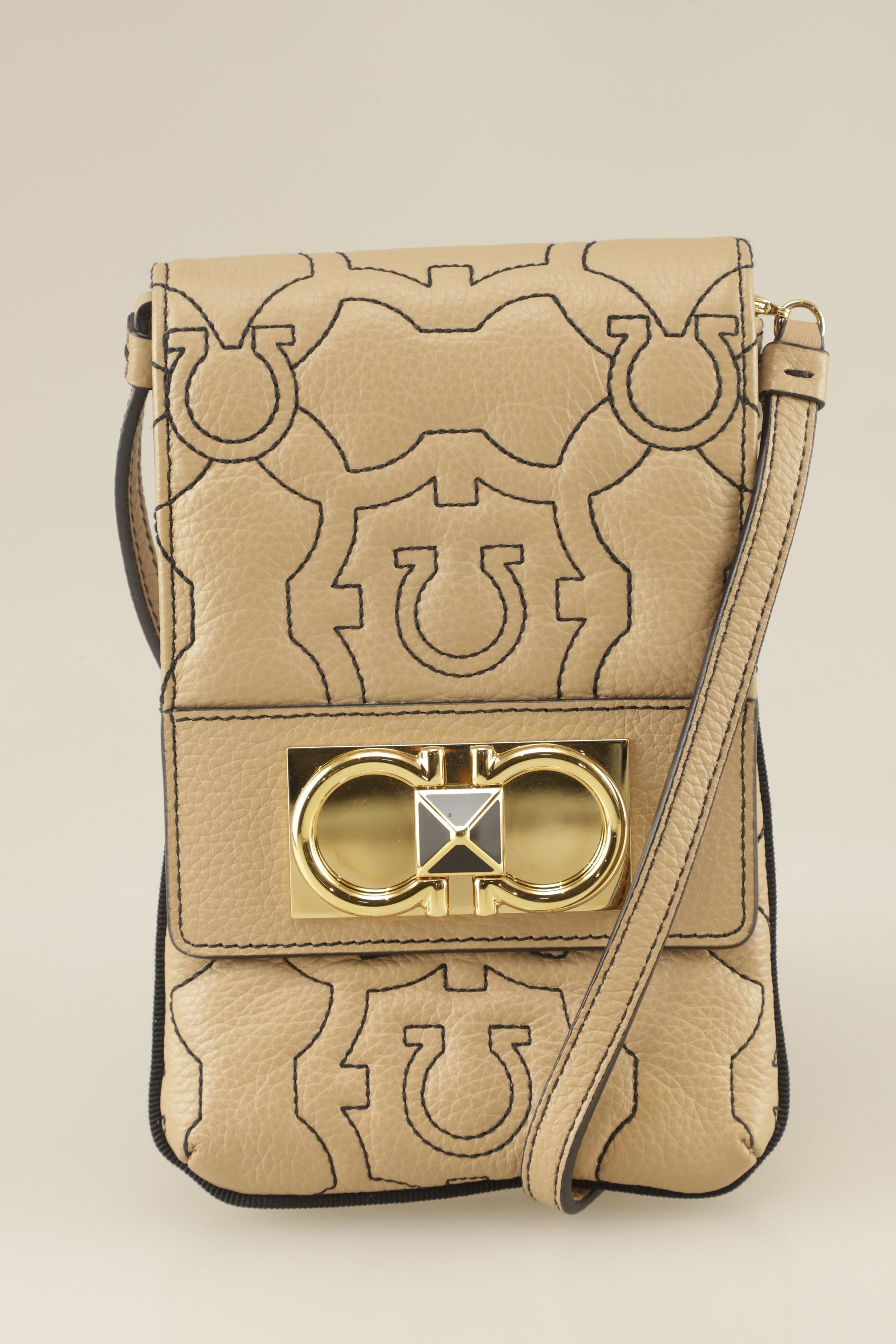 

Salvatore Ferragamo Damen Handtasche, beige, Gr.