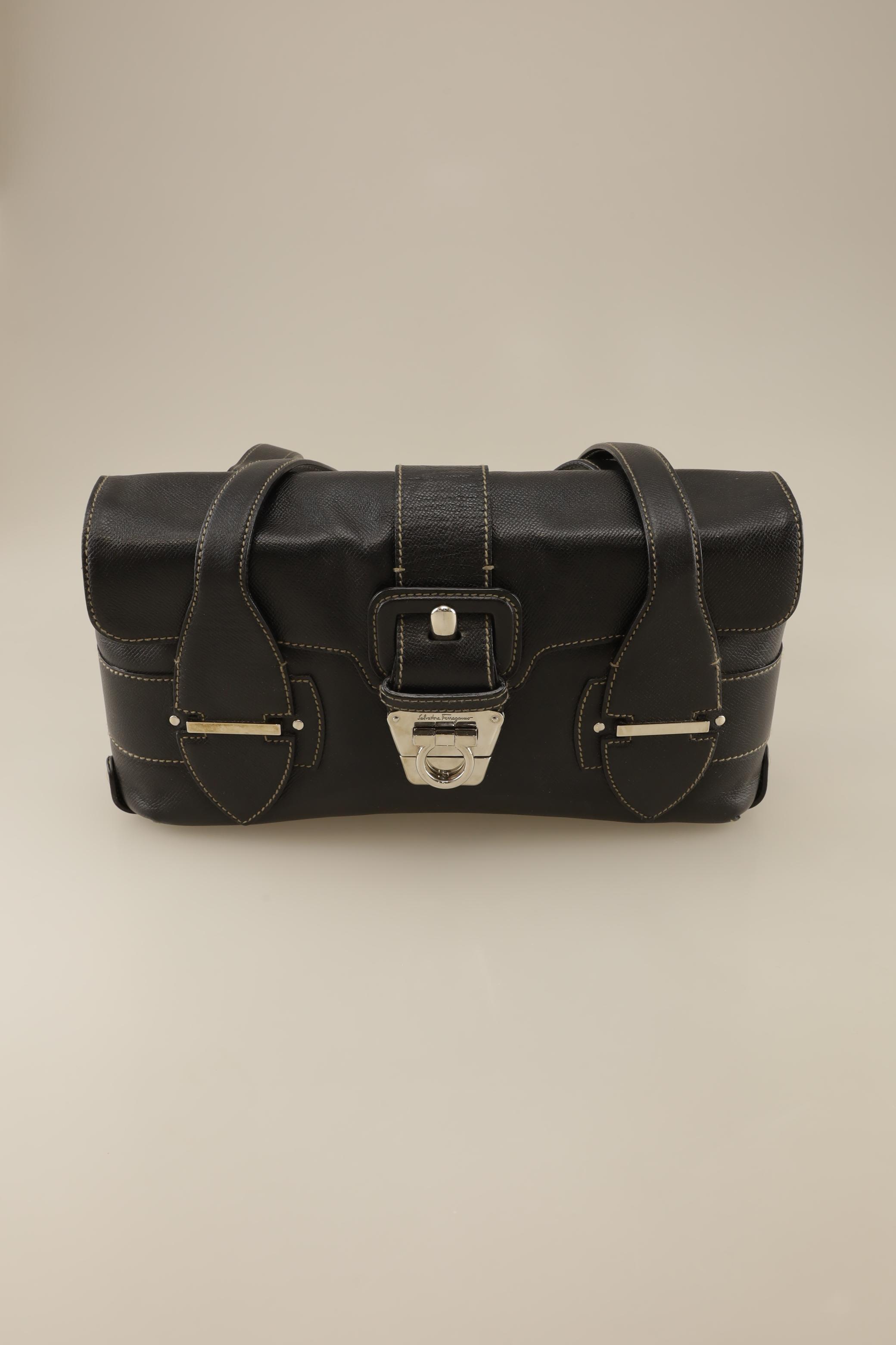 

Salvatore Ferragamo Damen Handtasche, schwarz, Gr.