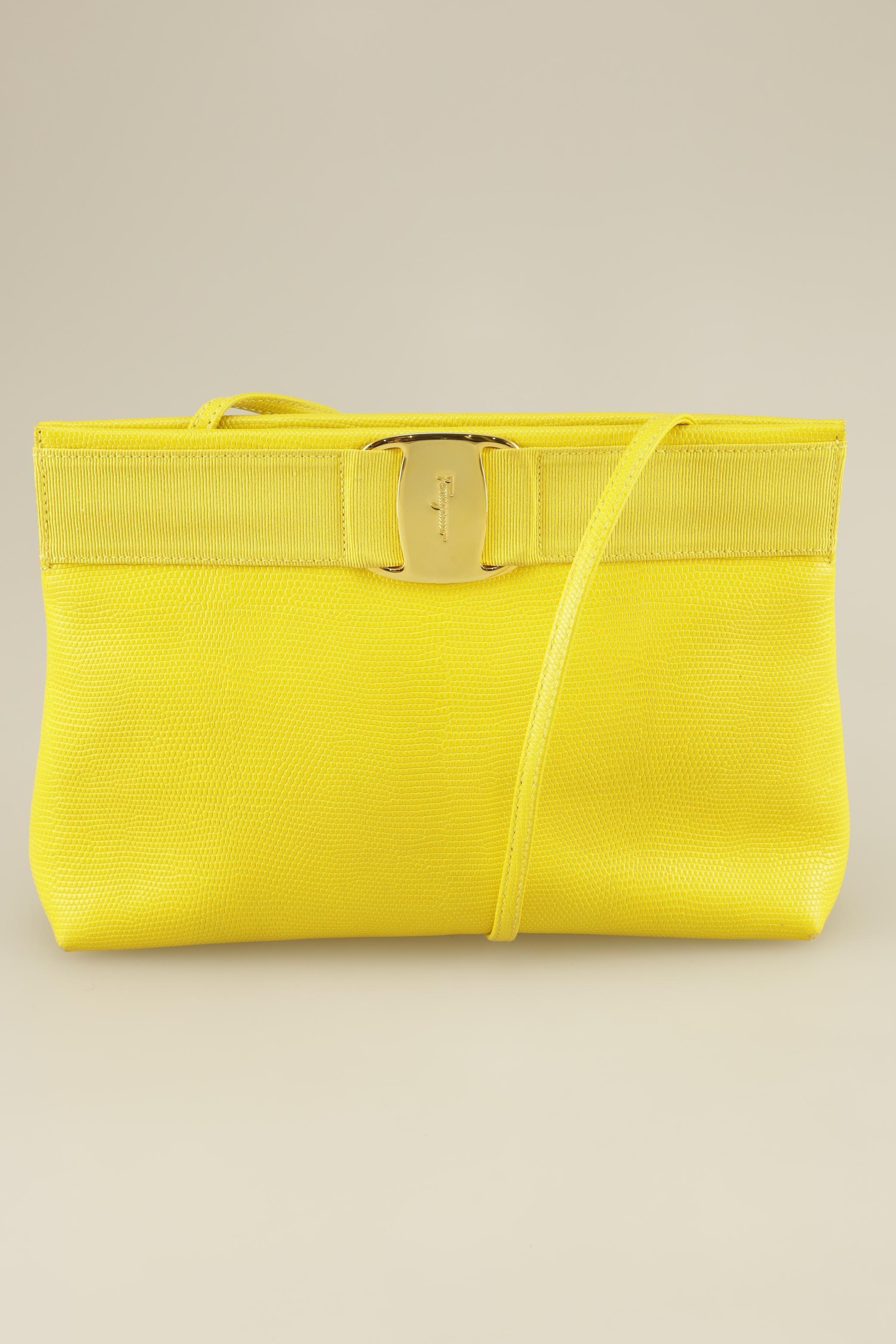 

Salvatore Ferragamo Damen Handtasche, gelb, Gr.