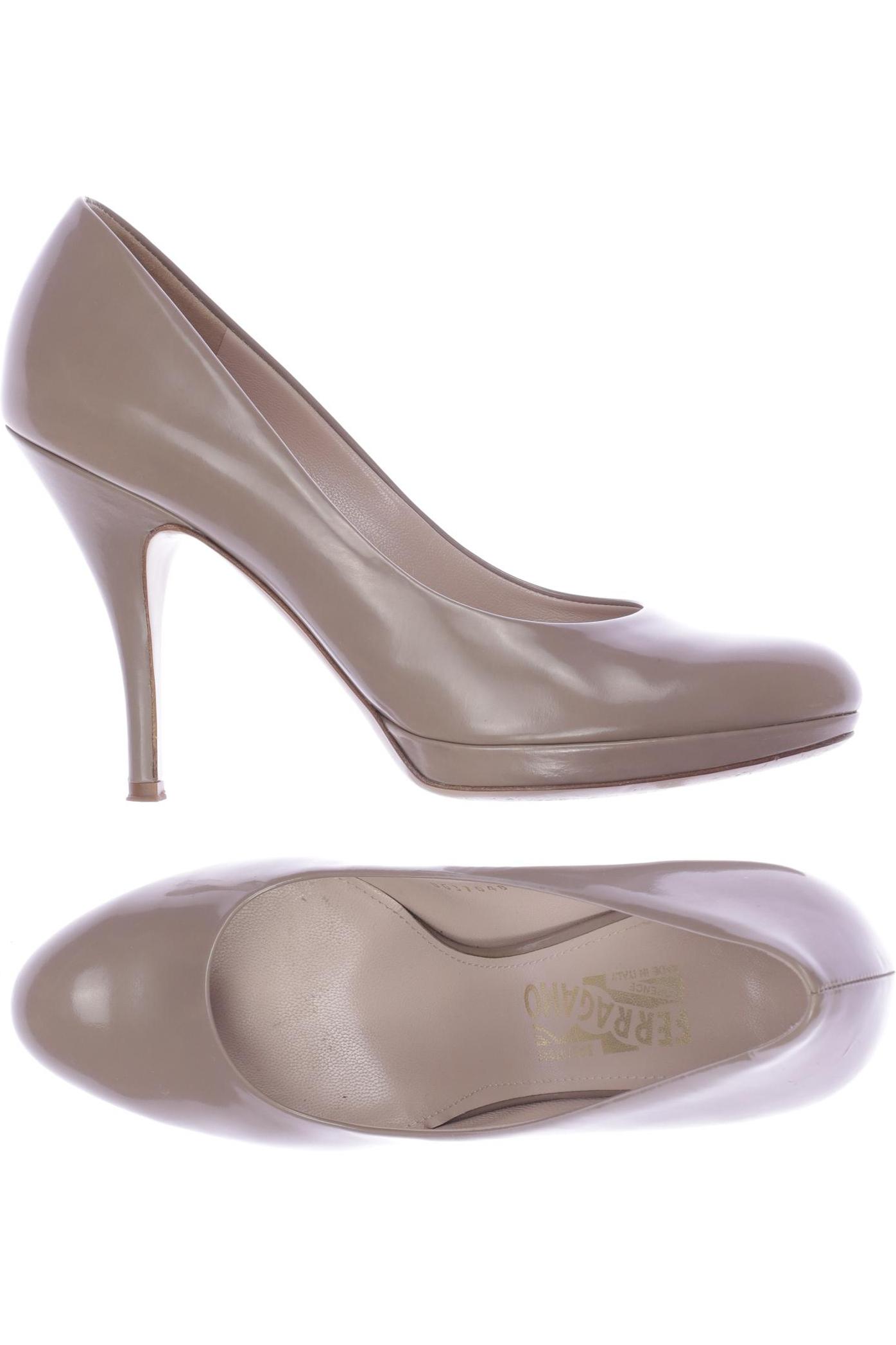 

Salvatore Ferragamo Damen Pumps, beige, Gr. 9
