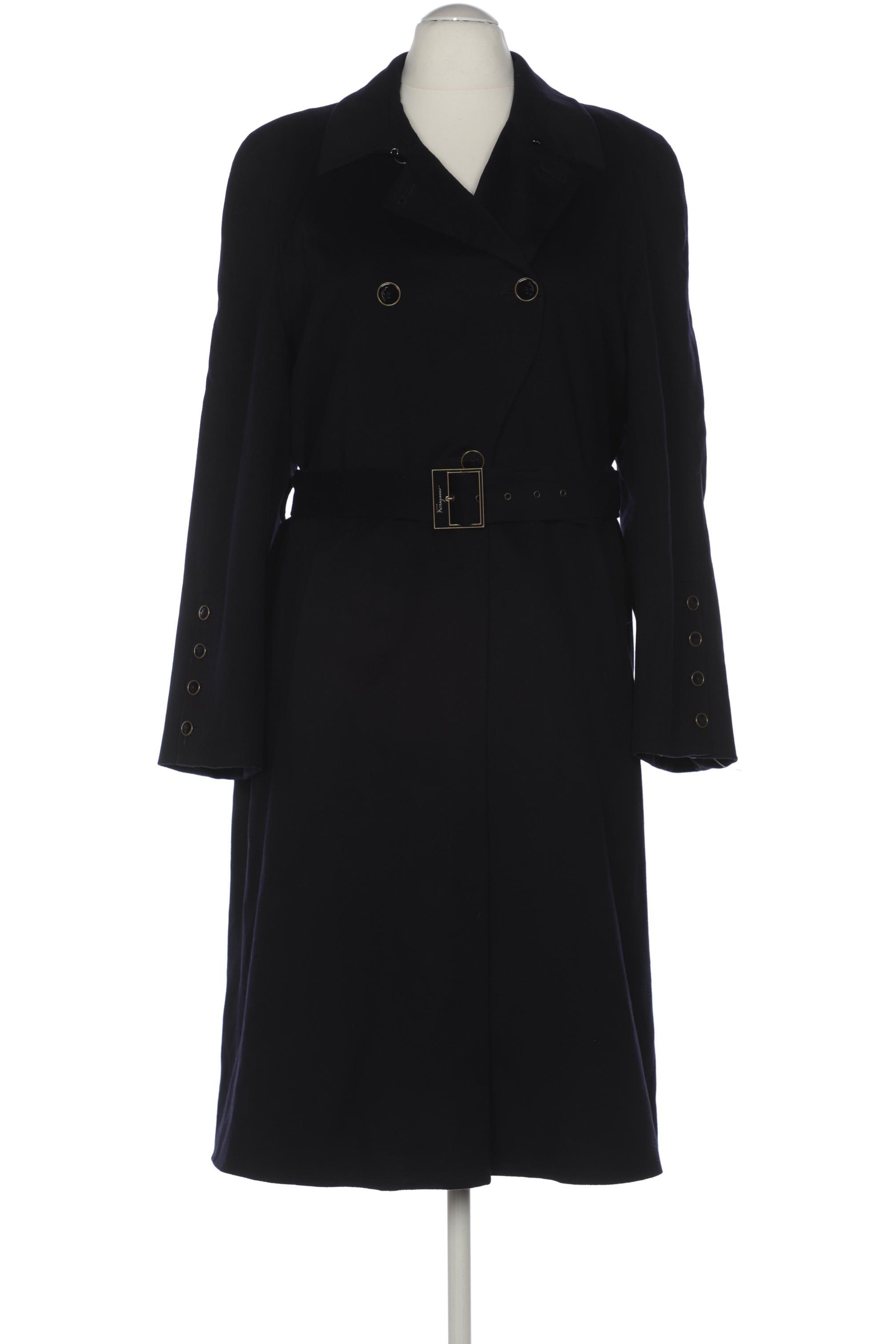

Salvatore Ferragamo Damen Mantel, marineblau, Gr. 44