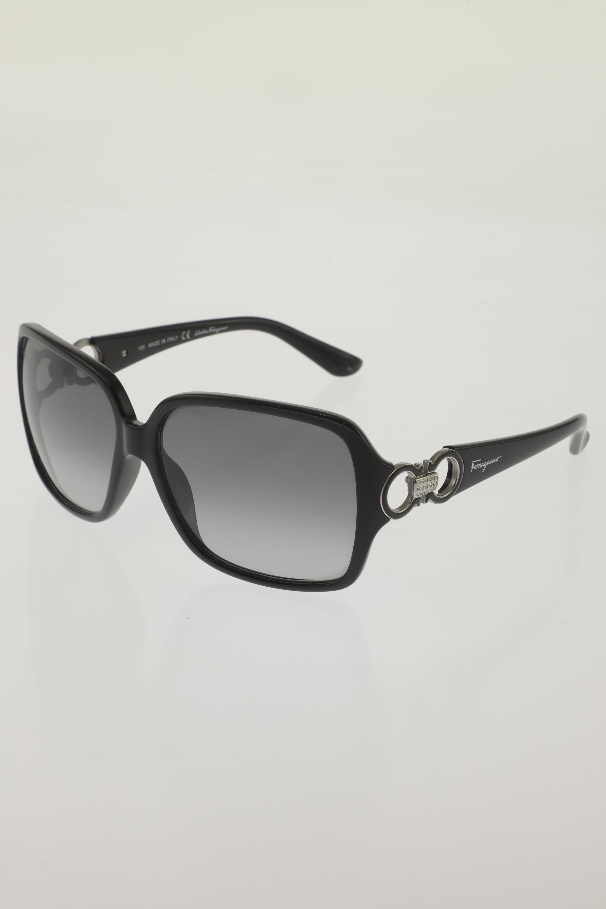 

Salvatore Ferragamo Damen Sonnenbrille, schwarz, Gr.