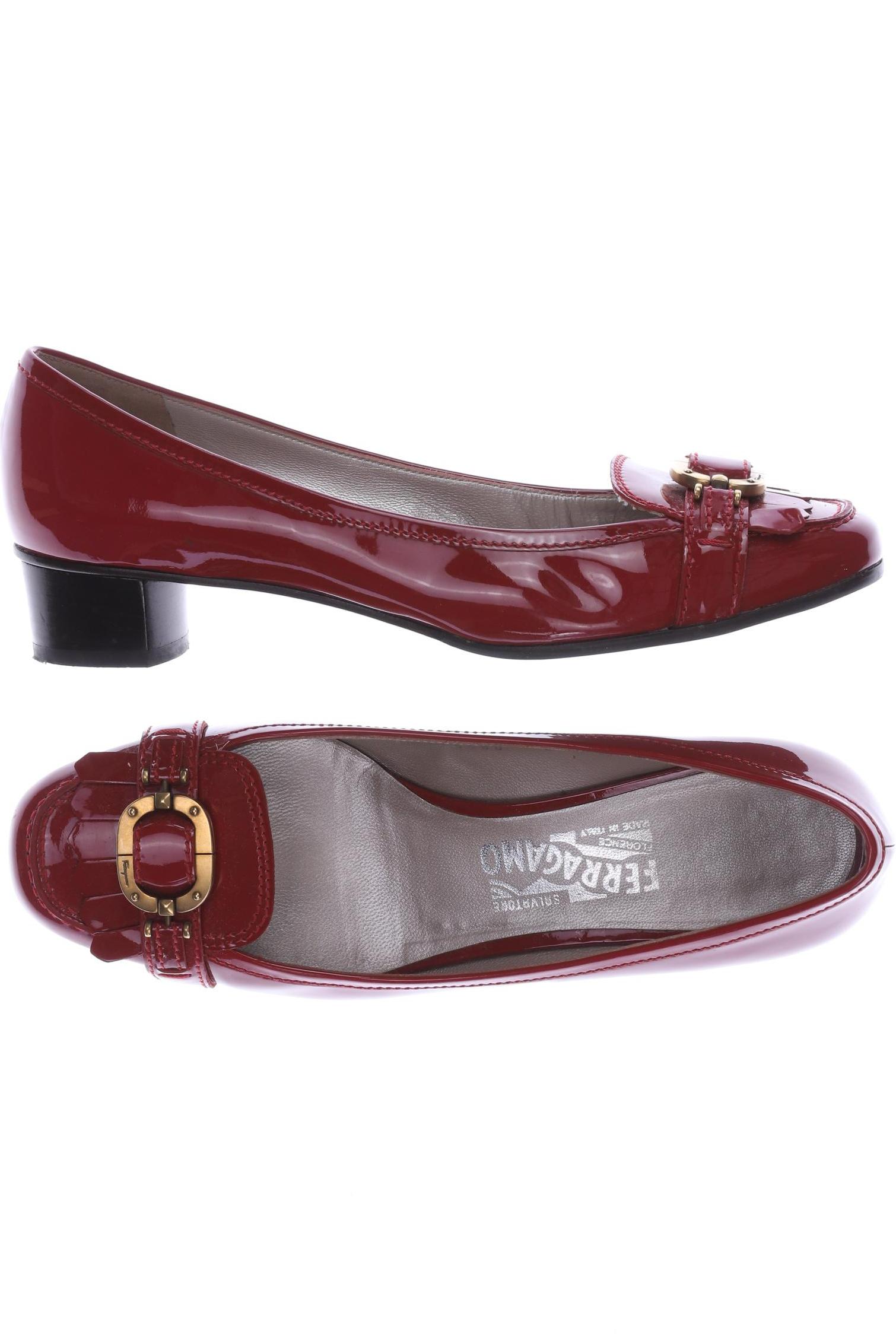 

Salvatore Ferragamo Damen Ballerinas, rot