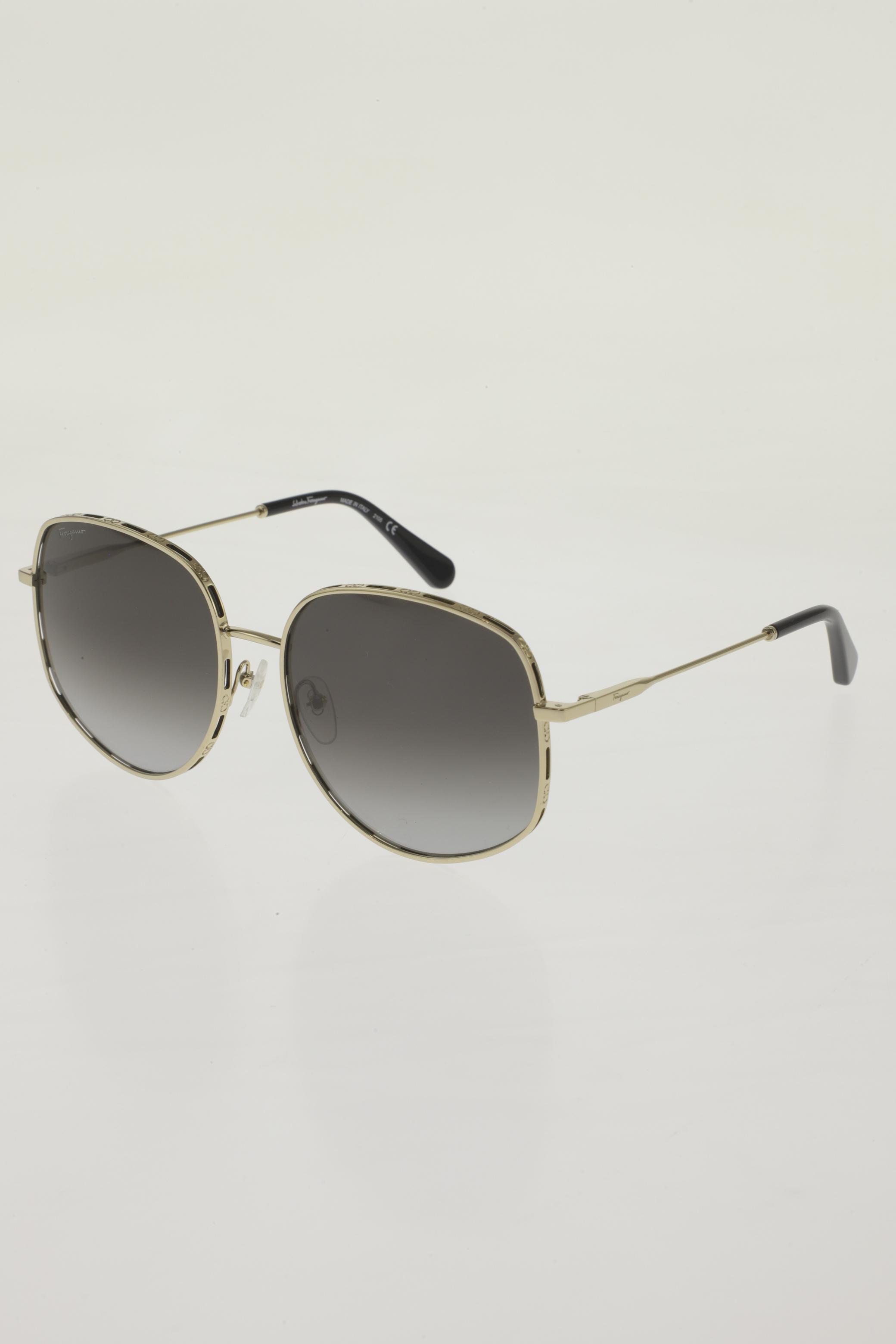 

Salvatore Ferragamo Damen Sonnenbrille, gold, Gr.